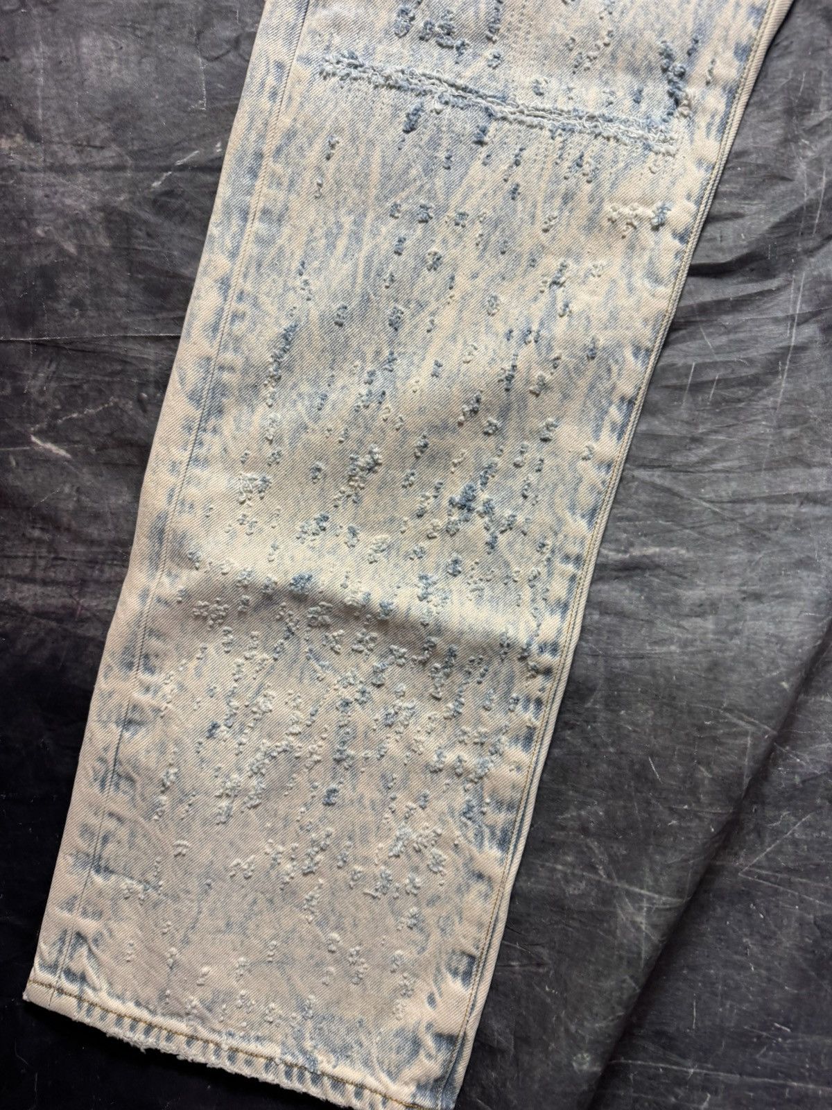 Amiri Amiri Shotgun Bleached Distressed Straight Fit Jeans Size US 34 / EU 50 - 4 Thumbnail