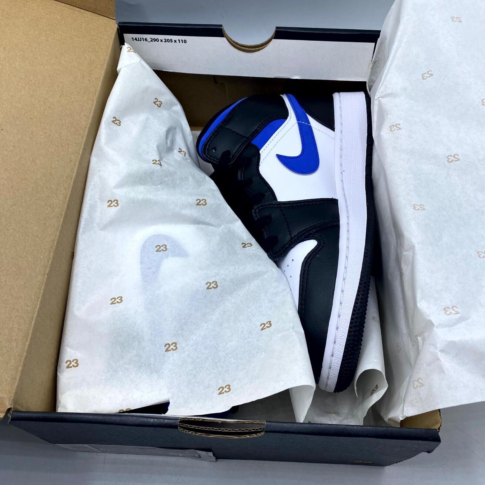 Nike NEW Nike Air Jordan 1 Mid GS Racer Blue 554725-140 Youth Size US 5.5 / EU 38 - 10 Thumbnail