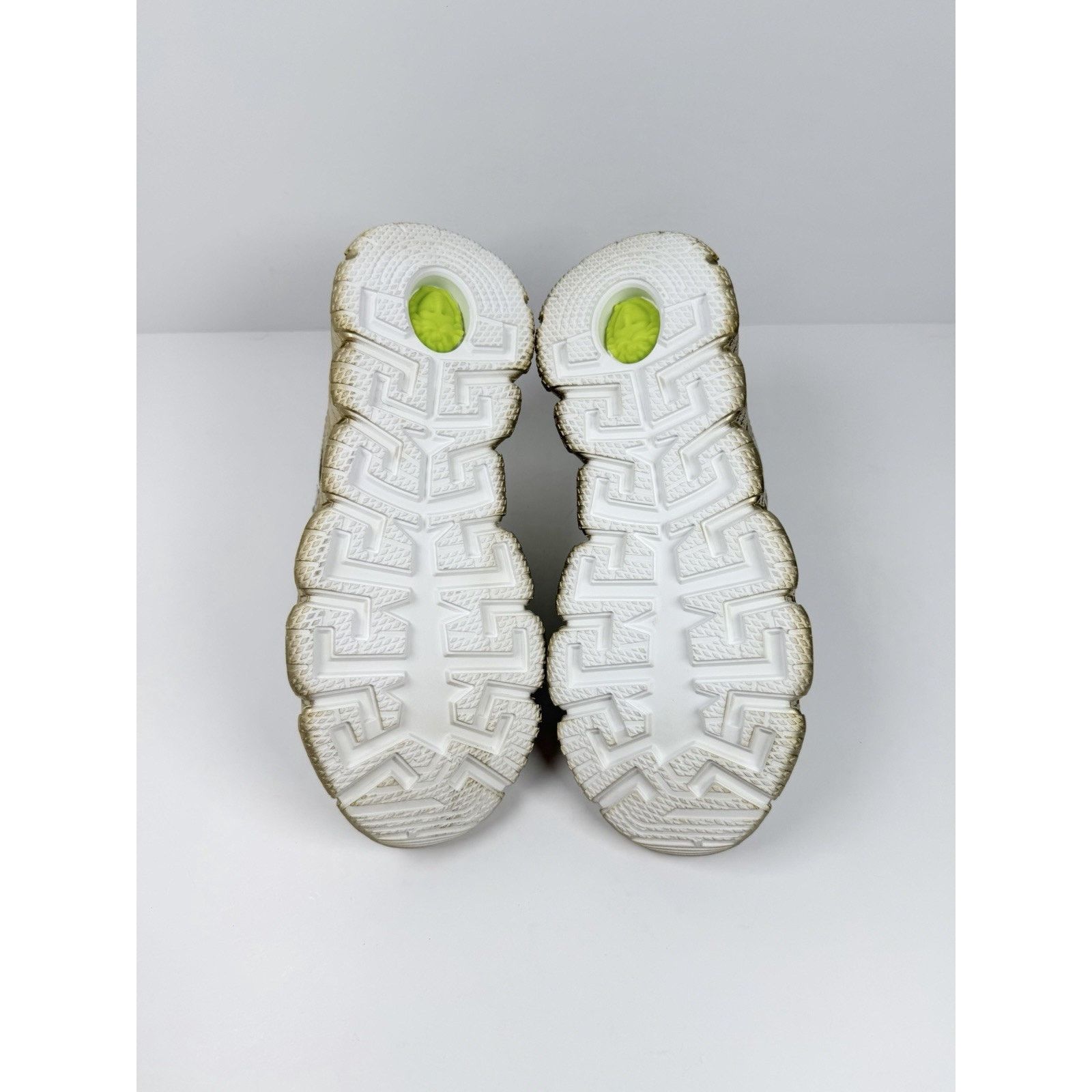 Versace Size 40EU/7US - Versace Trigreca White Gold Sneakers NEW! Size US 7 / EU 40 - 7 Thumbnail