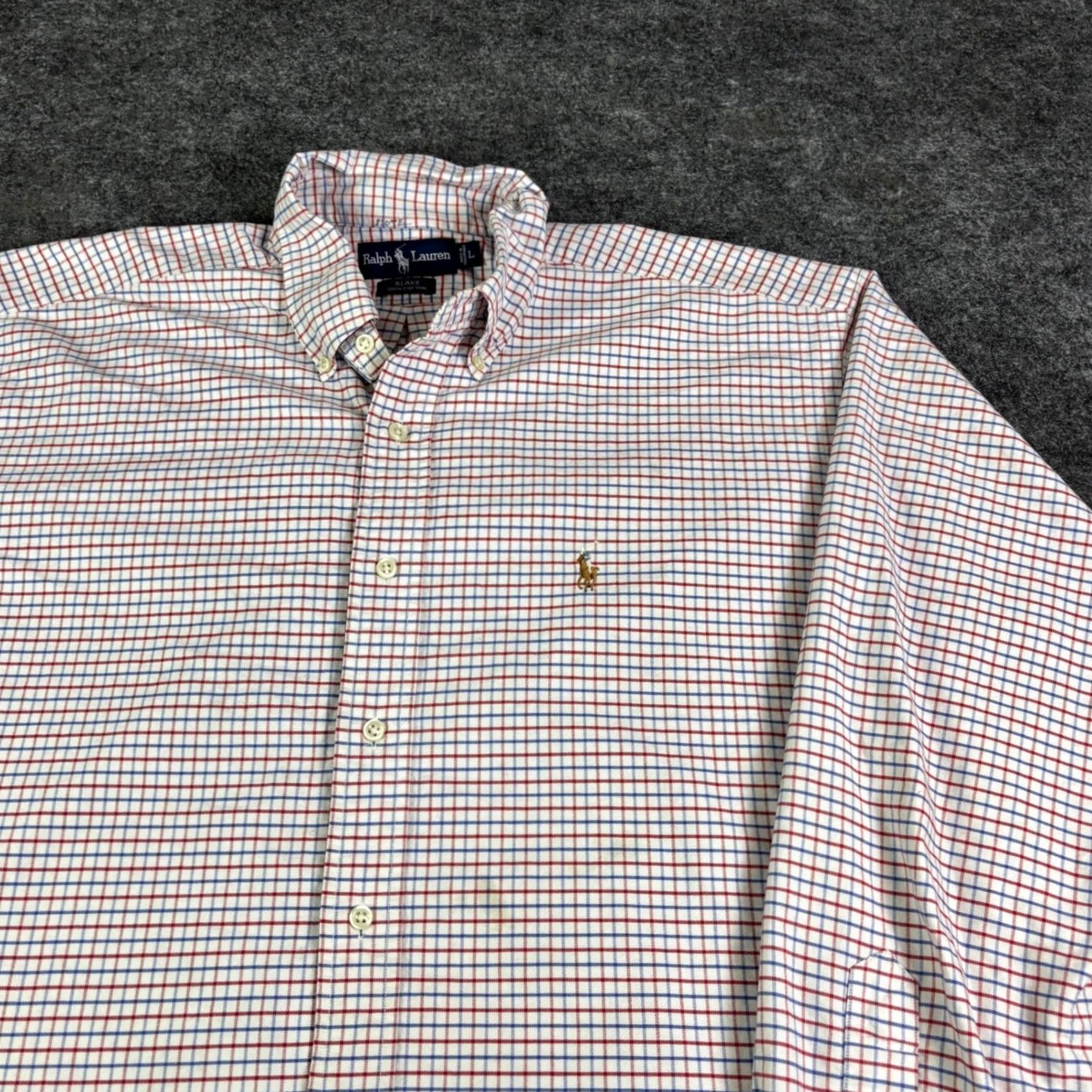 Polo Ralph Lauren Polo Ralph Lauren Blake Shirt Mens L Multicolor Tattersall Check Cotton L/S Button-Up Shirt Size US L / EU 52-54 / 3 - 5 Thumbnail