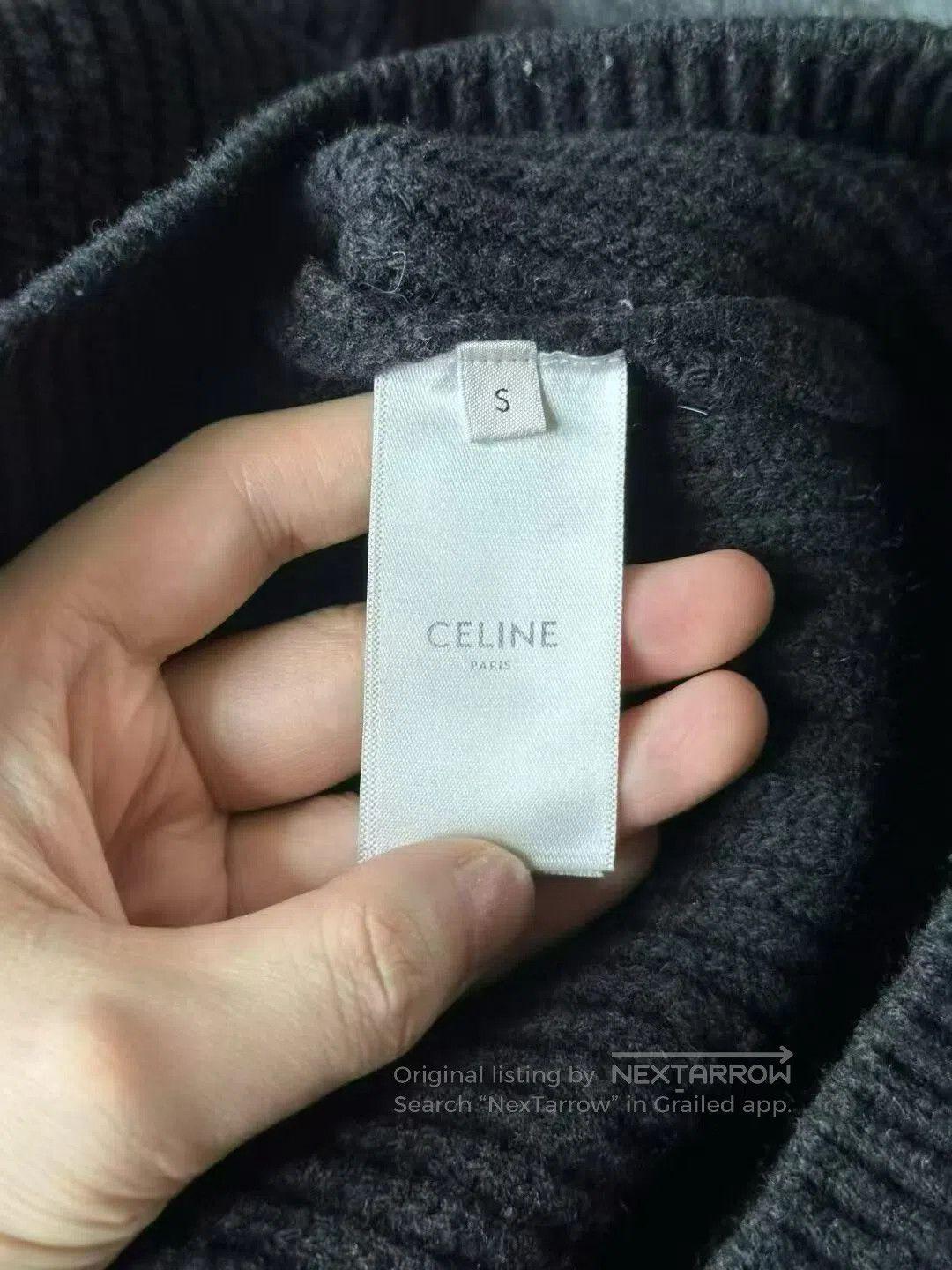 Celine CELINE Black Sweater Hoodie| Size US S / EU 44-46 / 1 - 3 Thumbnail