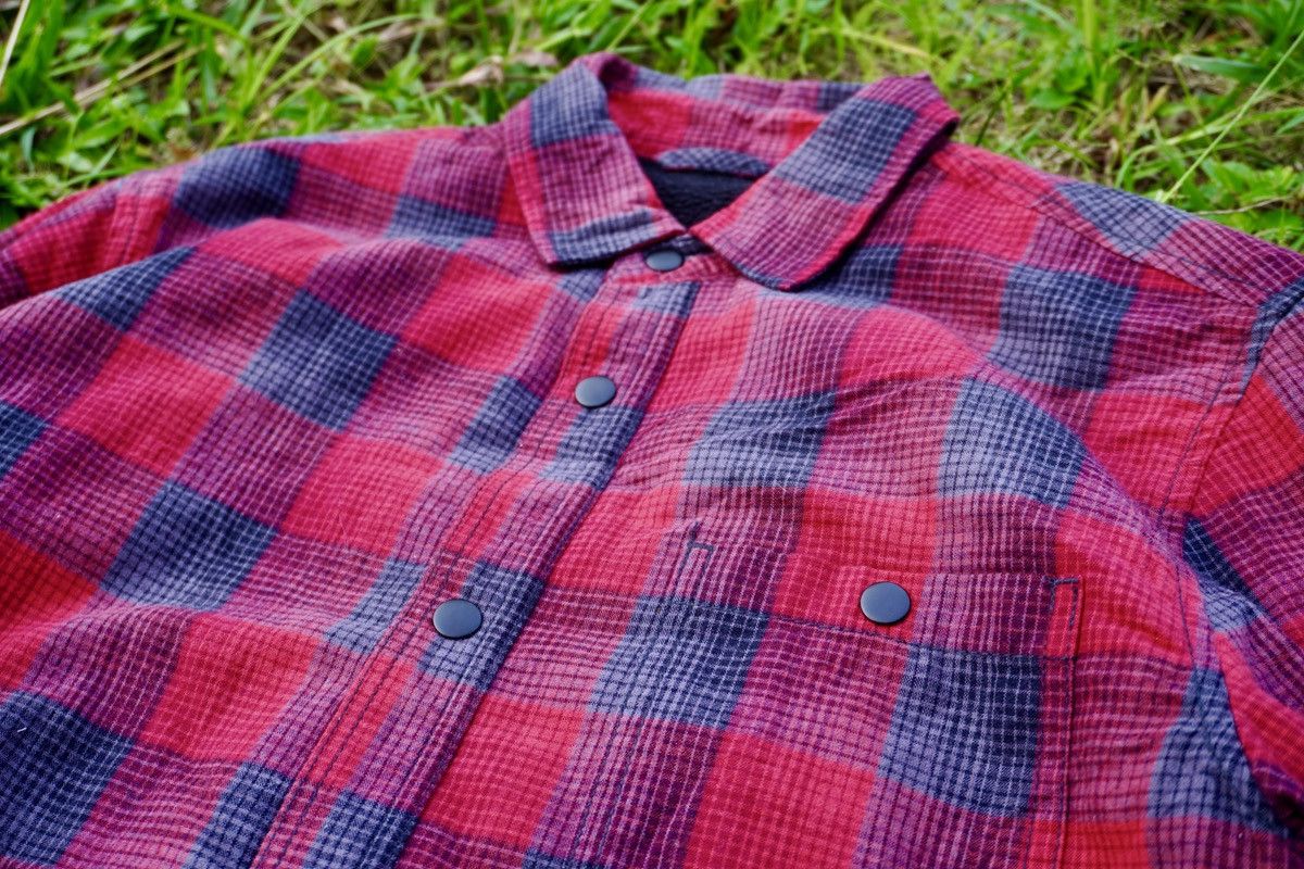 Designer × Japanese Brand × Vintage Japanese brands red plaid sherpa long sleeve shirt Size US M / EU 48-50 / 2 - 1 Thumbnail