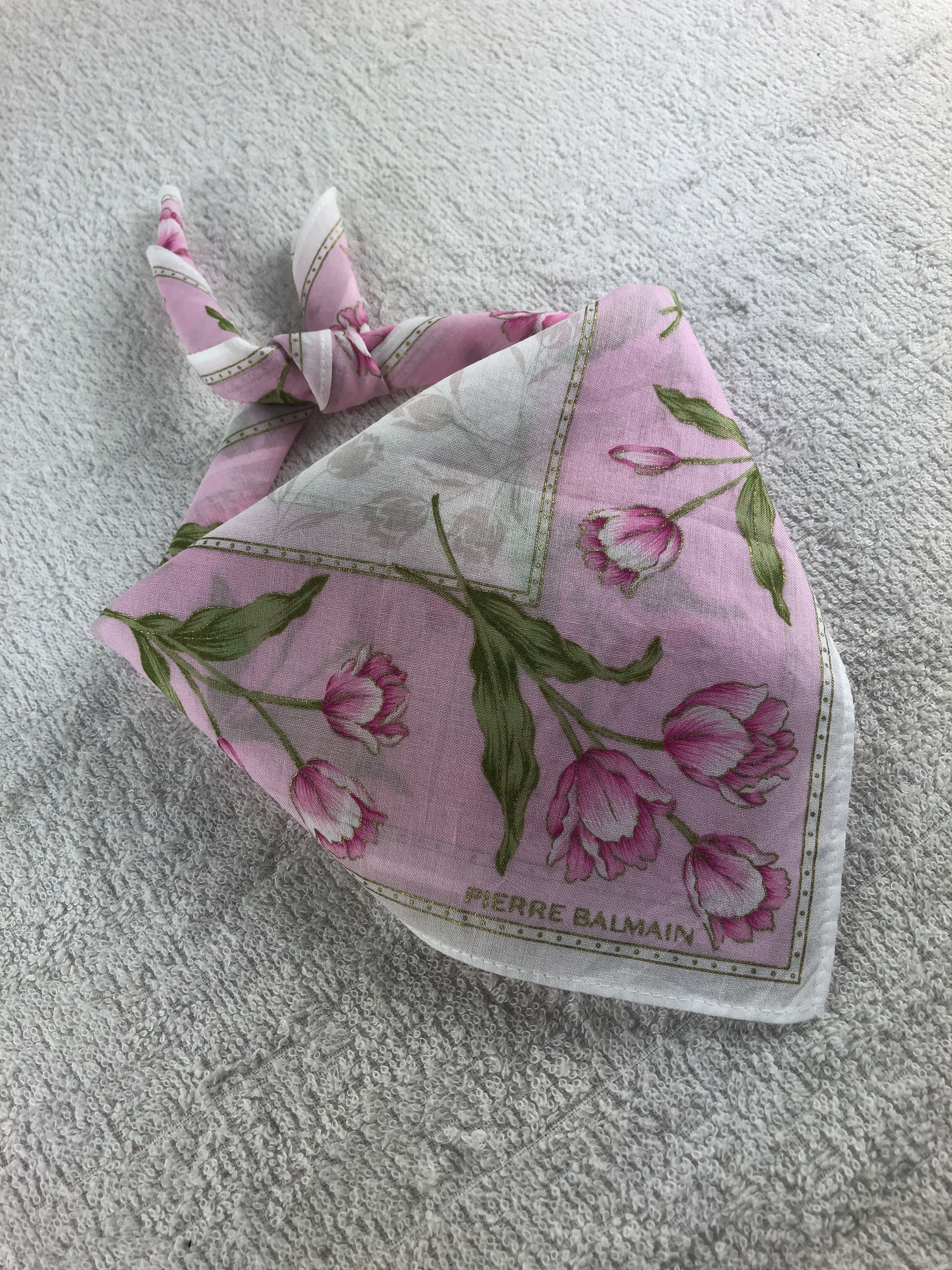 Pierre Balmain Pierre Balmain Handkerchief / Bandana / Neckerchief C286 Size ONE SIZE - 2 Thumbnail