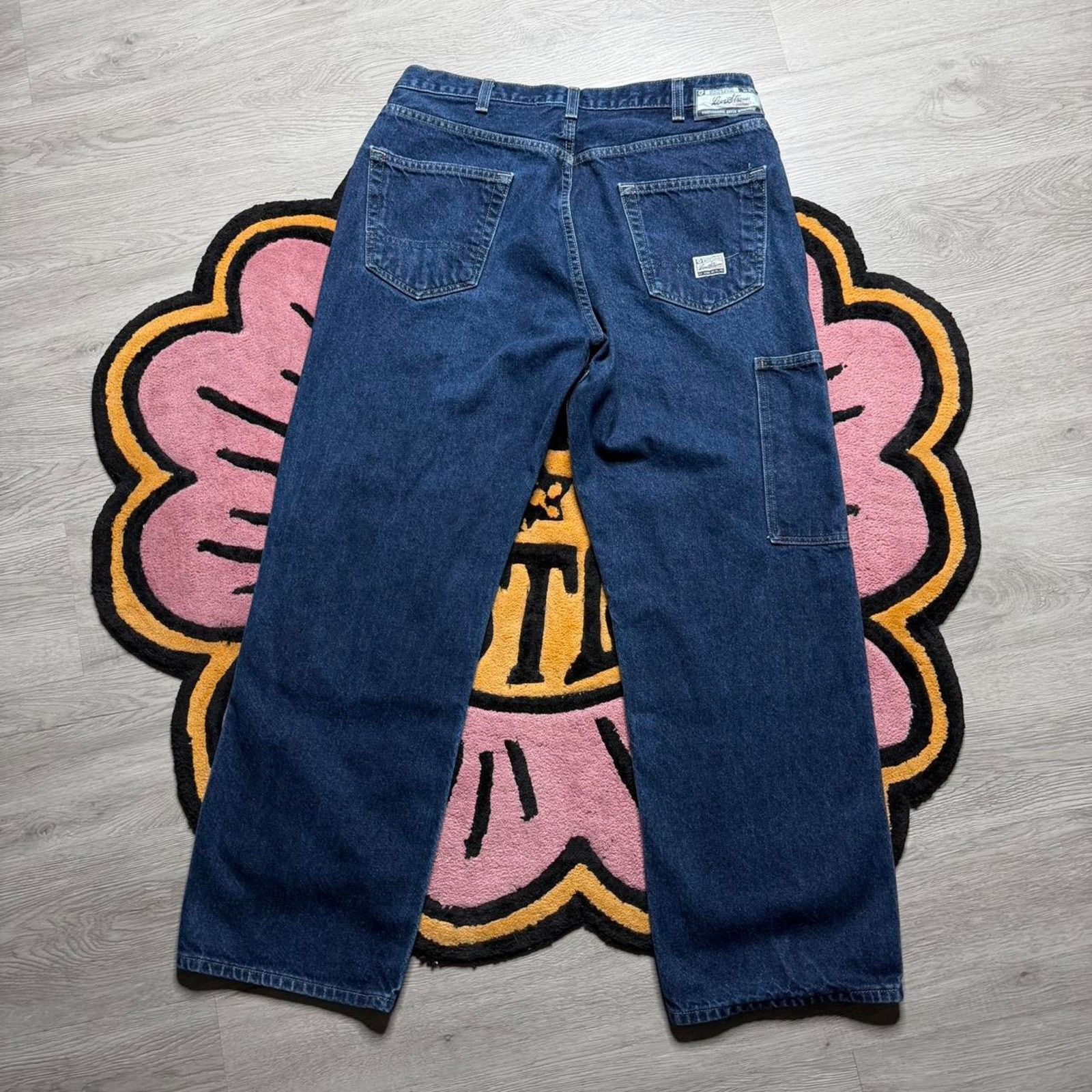 Levi's × Vintage Vintage Y2K Levi’s Strauss Workwear Double Knee Denim Jeans Size US 36 / EU 52 - 7 Thumbnail