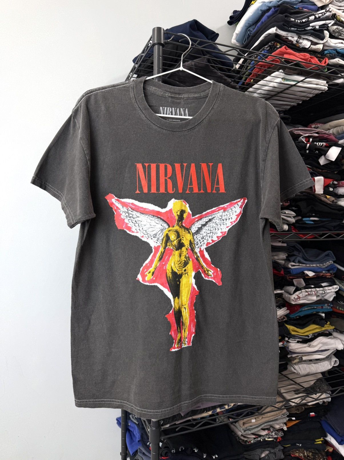 Nirvana Vintage Style Nirvana In Utero Album Promo T Shirt Size US S / EU 44-46 / 1 - 1 Thumbnail