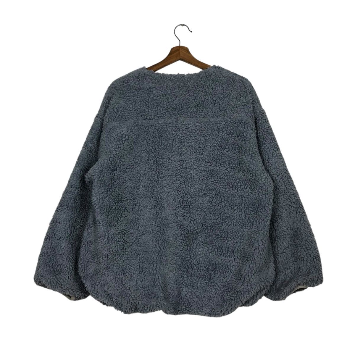 Alpha Industries 🔥VINTAGE DIP PILE FLEECE JACKET BUTTON ALPHA INDUSTRIES Size US M / EU 48-50 / 2 - 10 Thumbnail