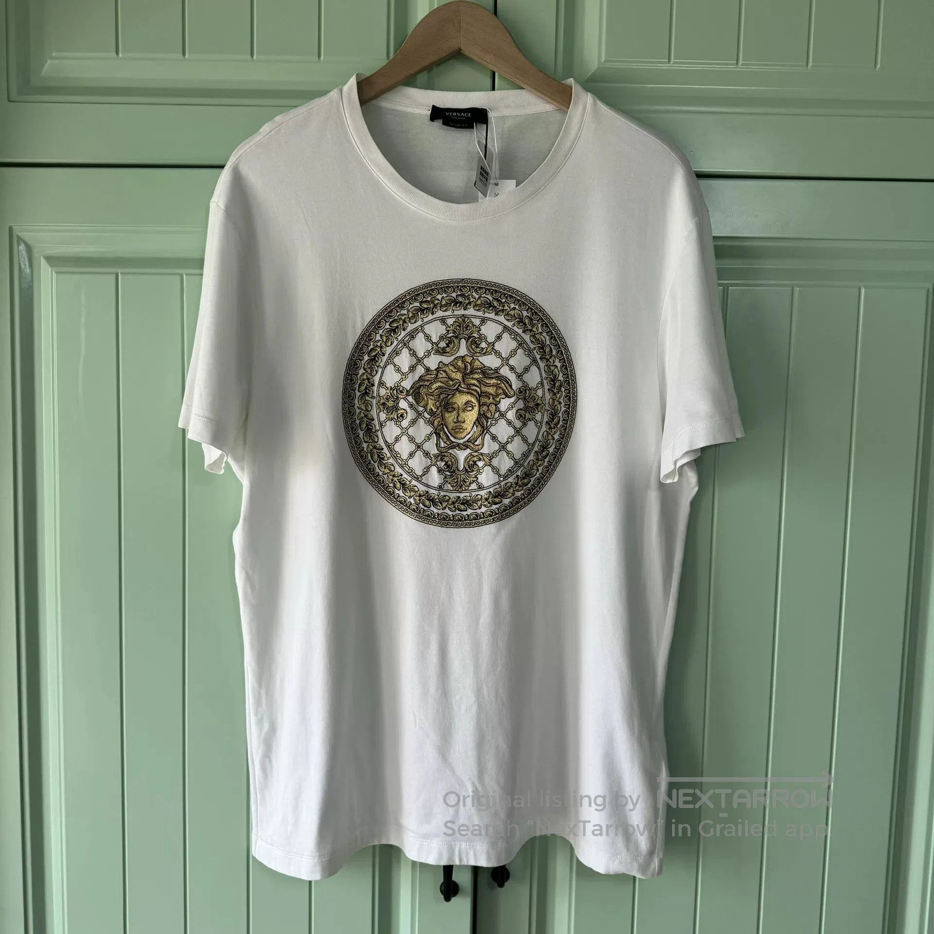 Versace Versace Gold Medusa Embroidered T. Size US XL / EU 56 / 4 - 1 Thumbnail