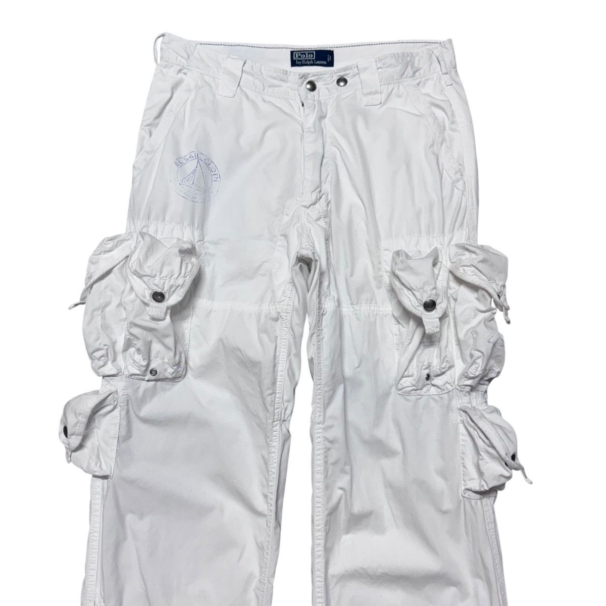 Polo Ralph Lauren Polo Ralph Lauren Sailor Tactical White Cargo Pants Size US 32 / EU 48 - 3 Thumbnail