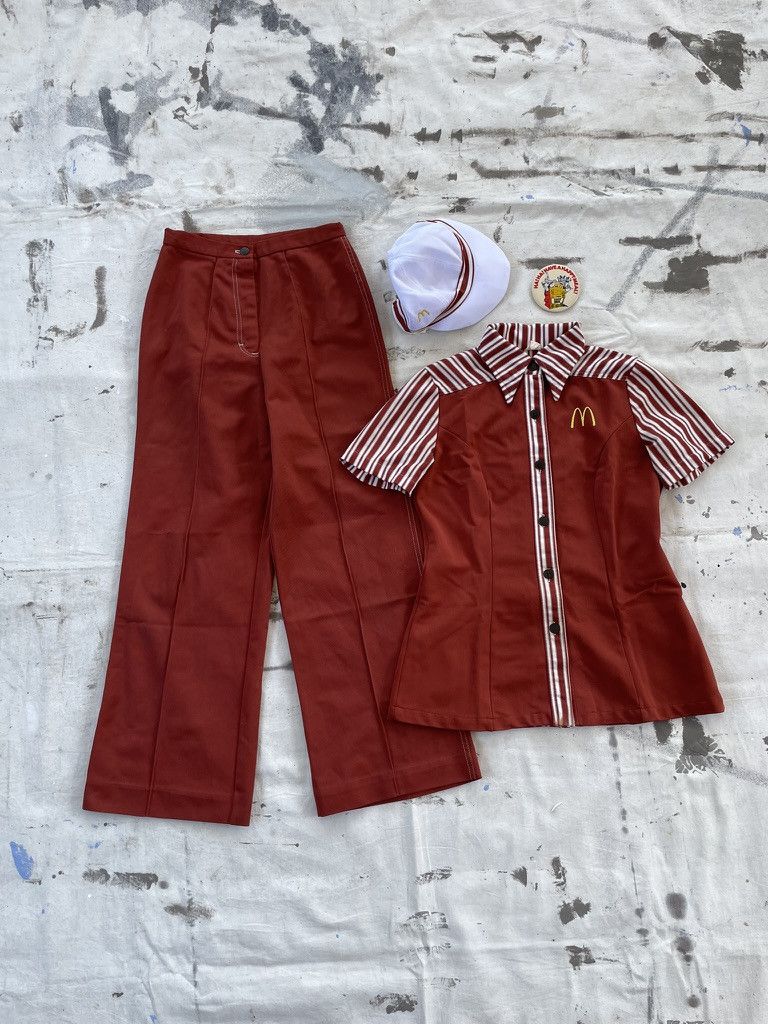 Vintage Vintage 1970s McDonalds Full Employee Uniform Size XL / US 12-14 / IT 48-50 - 2 Thumbnail