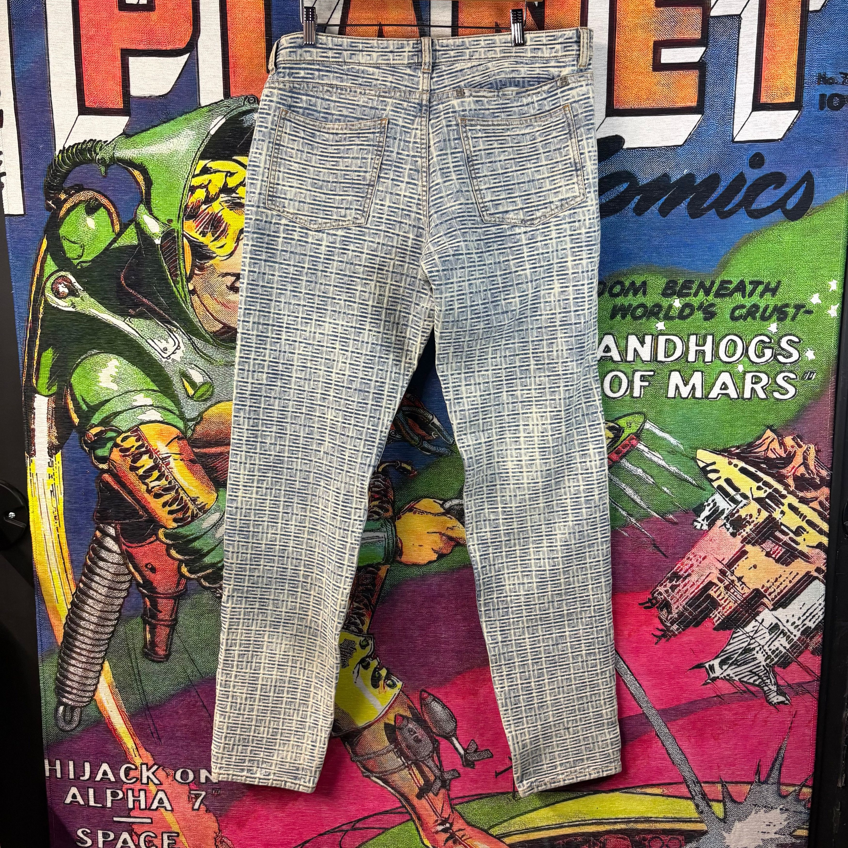 Givenchy Givenchy 4G Monogram Denim Jeans Size 36" Size US 36 / EU 52 - 6 Thumbnail