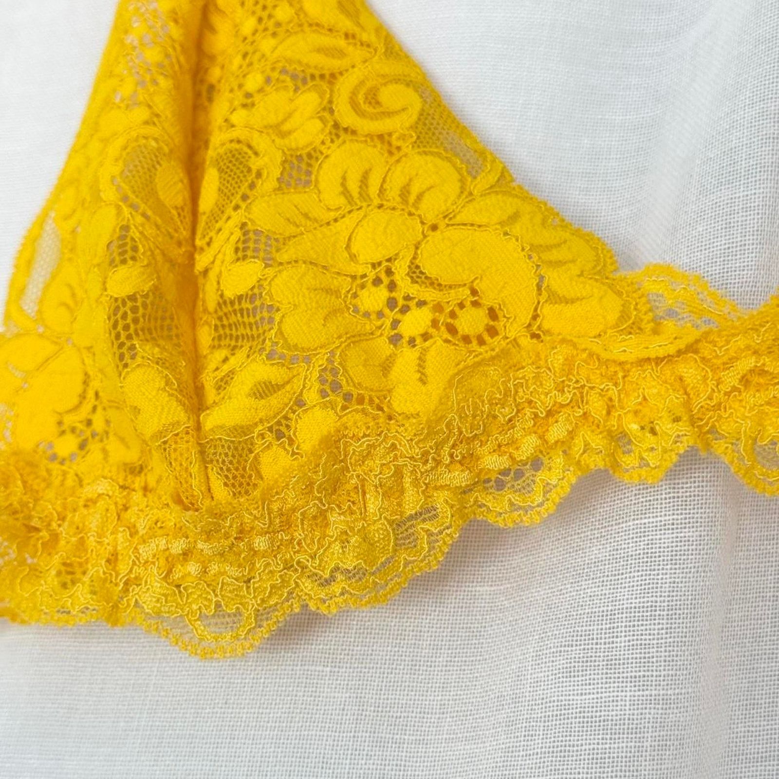 Other ✿ ✿ yellow lace bralette ✿ ✿ Size ONE SIZE - 3 Thumbnail