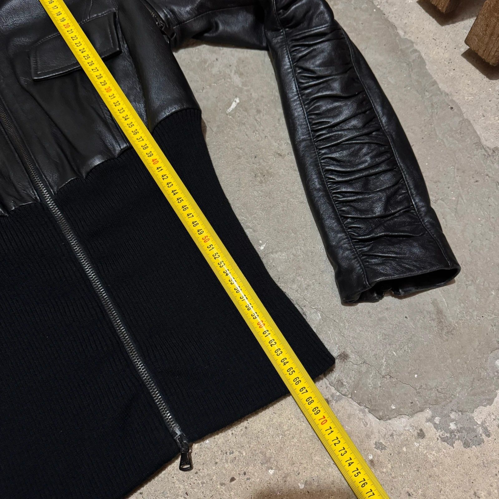 Dolce & Gabbana Dolce & Gabbana Transformer Hybrid plisse‘ leather jacket Size S / US 4 / IT 40 - 10 Thumbnail