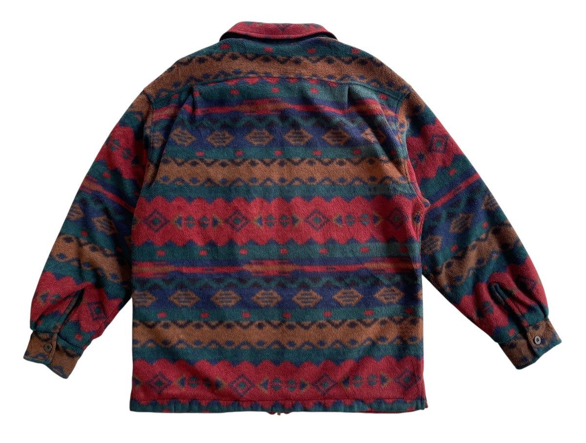 Eddie Bauer Vintage Native Patterned Polartec Fleece Jacket Size US L / EU 52-54 / 3 - 3 Thumbnail
