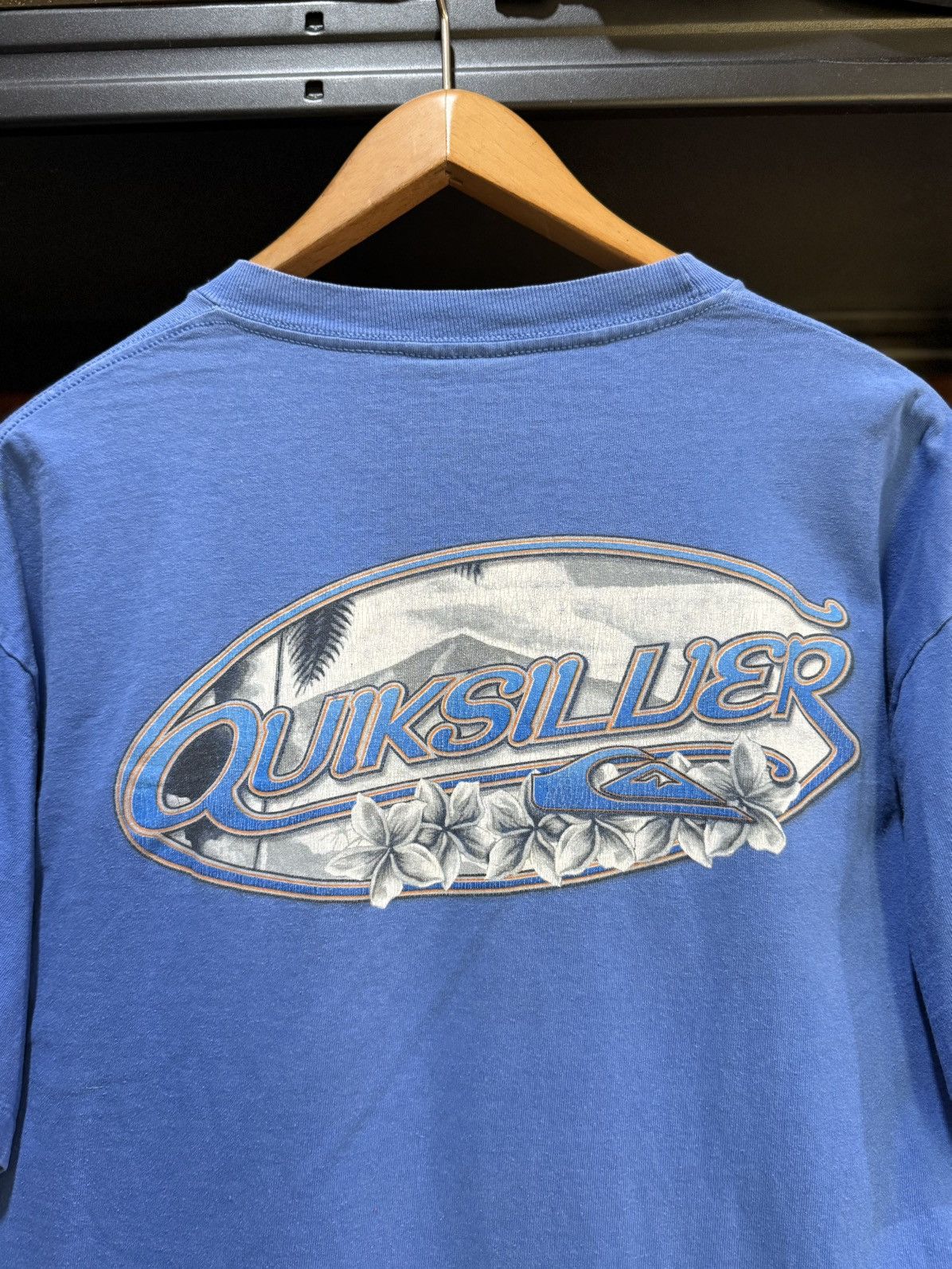 Quiksilver Vintage 90s Quiksilver Boardriding Company Surf Faded Tee Size US L / EU 52-54 / 3 - 3 Thumbnail