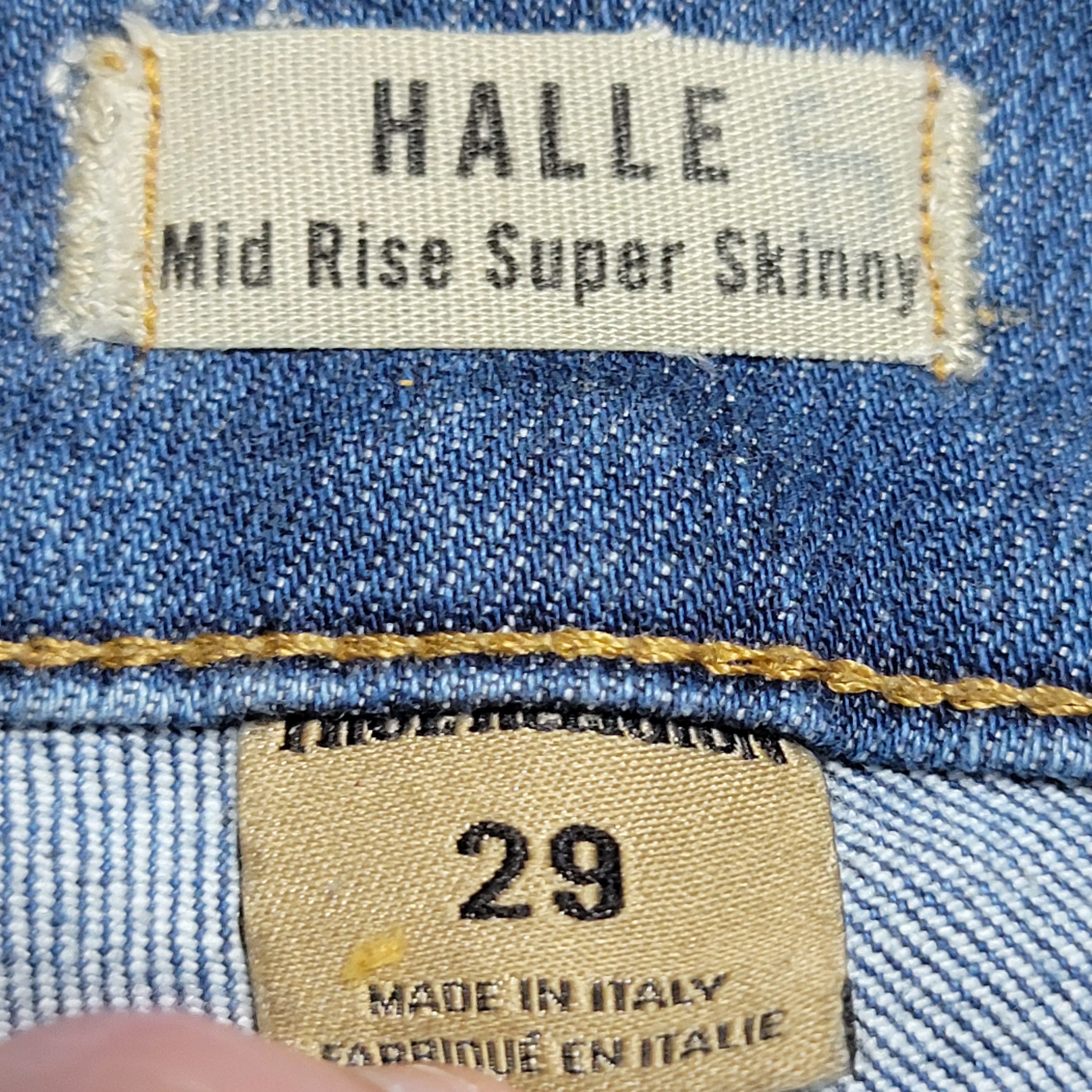 True Religion True Religion Halle Mid Rise Super Skinny Denim Capris - 29 Size 29" - 6 Thumbnail