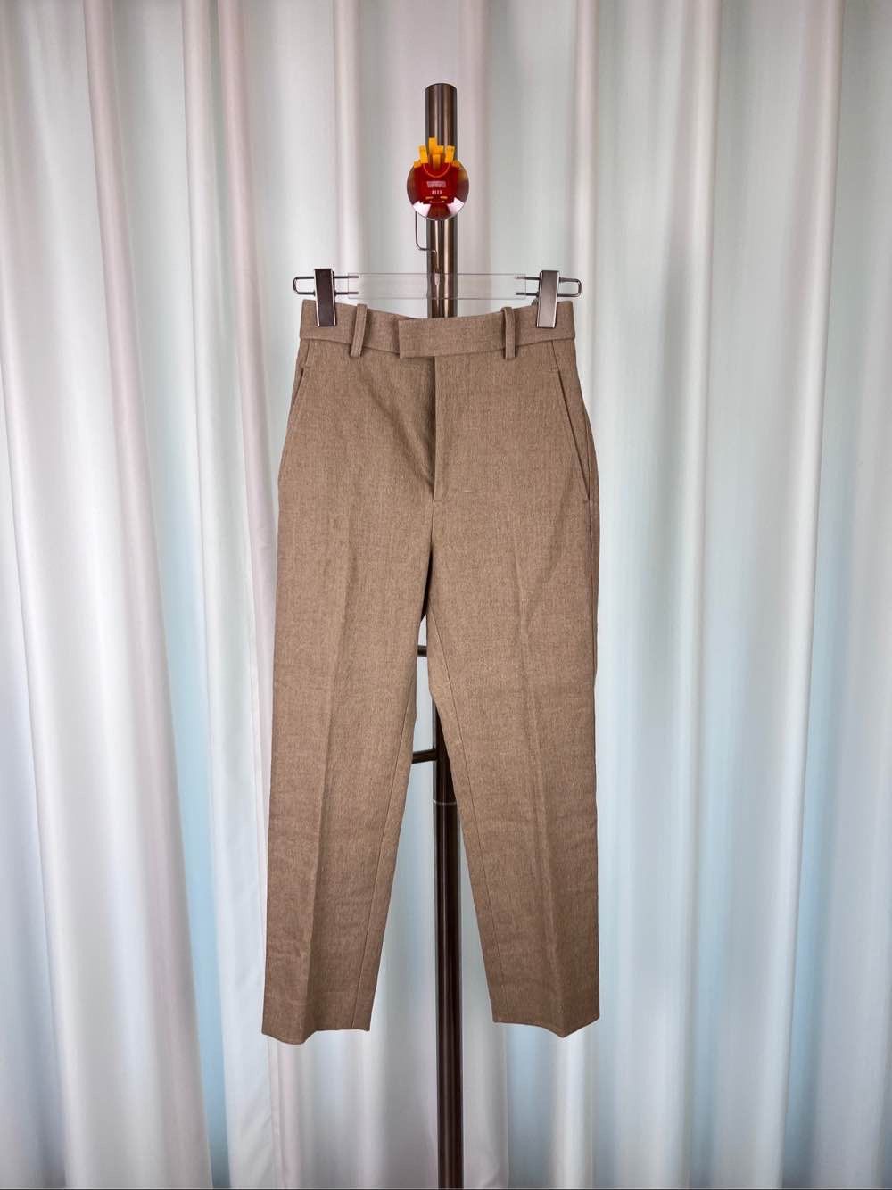 Bottega Veneta Bottega Veneta Beige Linen Blend Pants Size 34 Size 24" / US 00 / IT 34 - 1 Thumbnail