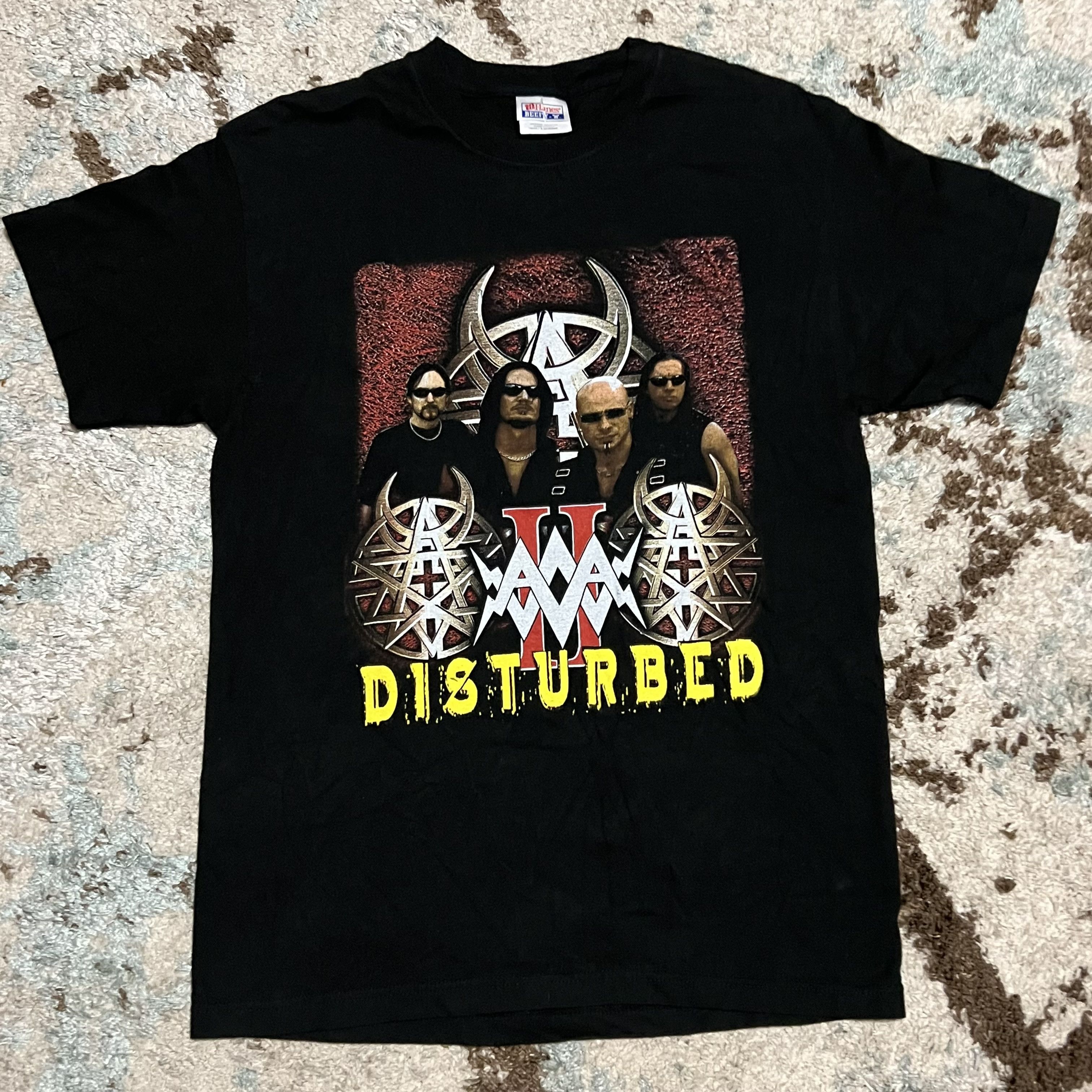 Band Tees × Vintage Vintage 2003 Disturbed Tour Shirt Music As A Weapon 2 Size M Size US M / EU 48-50 / 2 - 1 Thumbnail