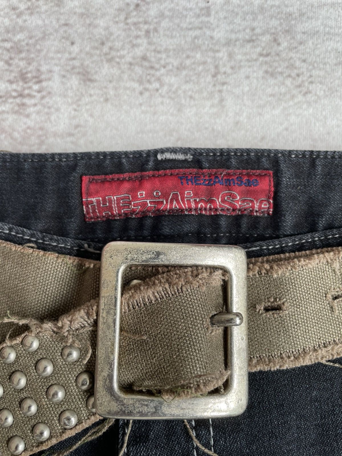 Japanese Brand Vintage Y2K Tribal Flare Denim Pants Size US 33 - 6 Thumbnail
