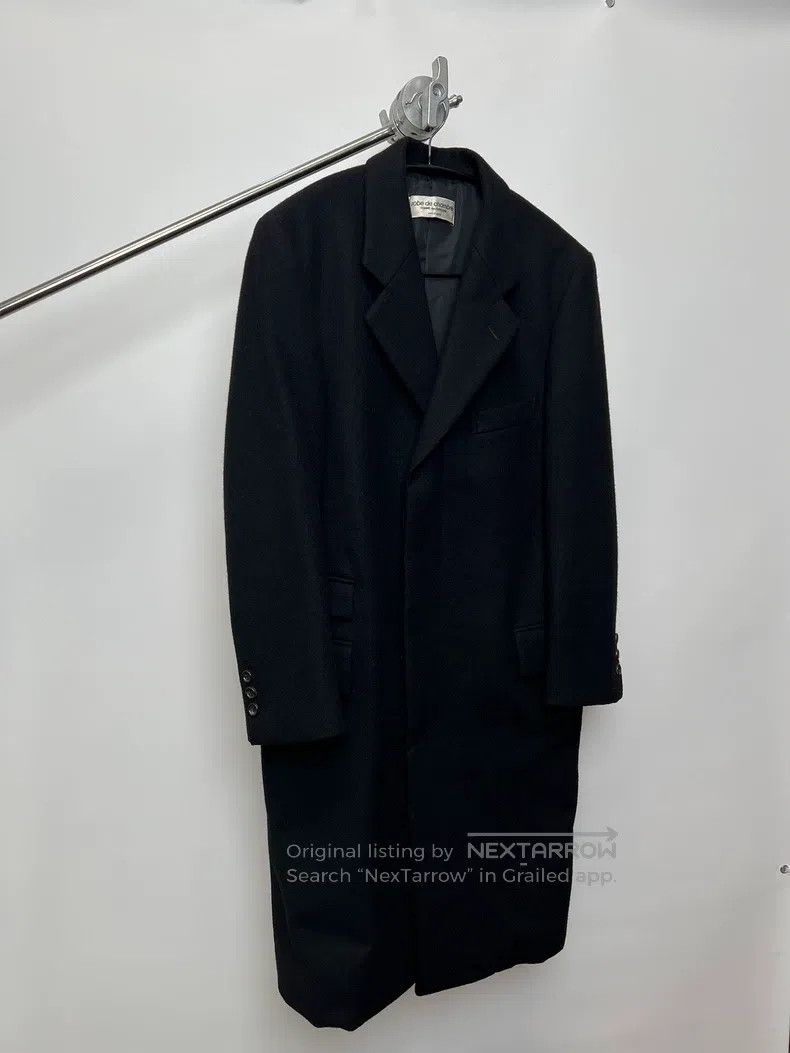 Comme des Garcons Comme Des Garcons Wool shoulder-padded blend overcoat Size L / US 10 / IT 46 - 2 Thumbnail