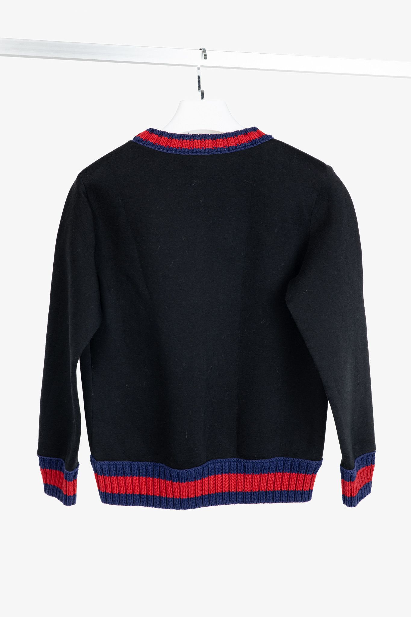 Gucci Gucci x GucciGhost AW16 Black Graphic Neoprene Sweatshirt Size US M / EU 48-50 / 2 - 2 Thumbnail