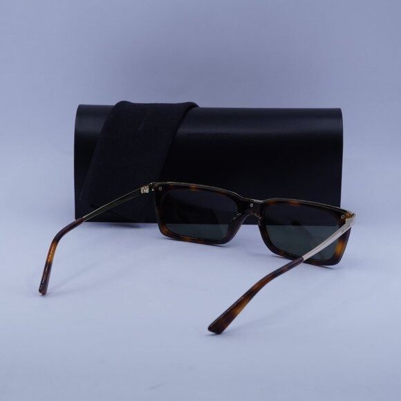 Saint Laurent Paris Saint Laurent SL 766 004 Sunglasses Havana/Gold Frame Size ONE SIZE - 10 Thumbnail