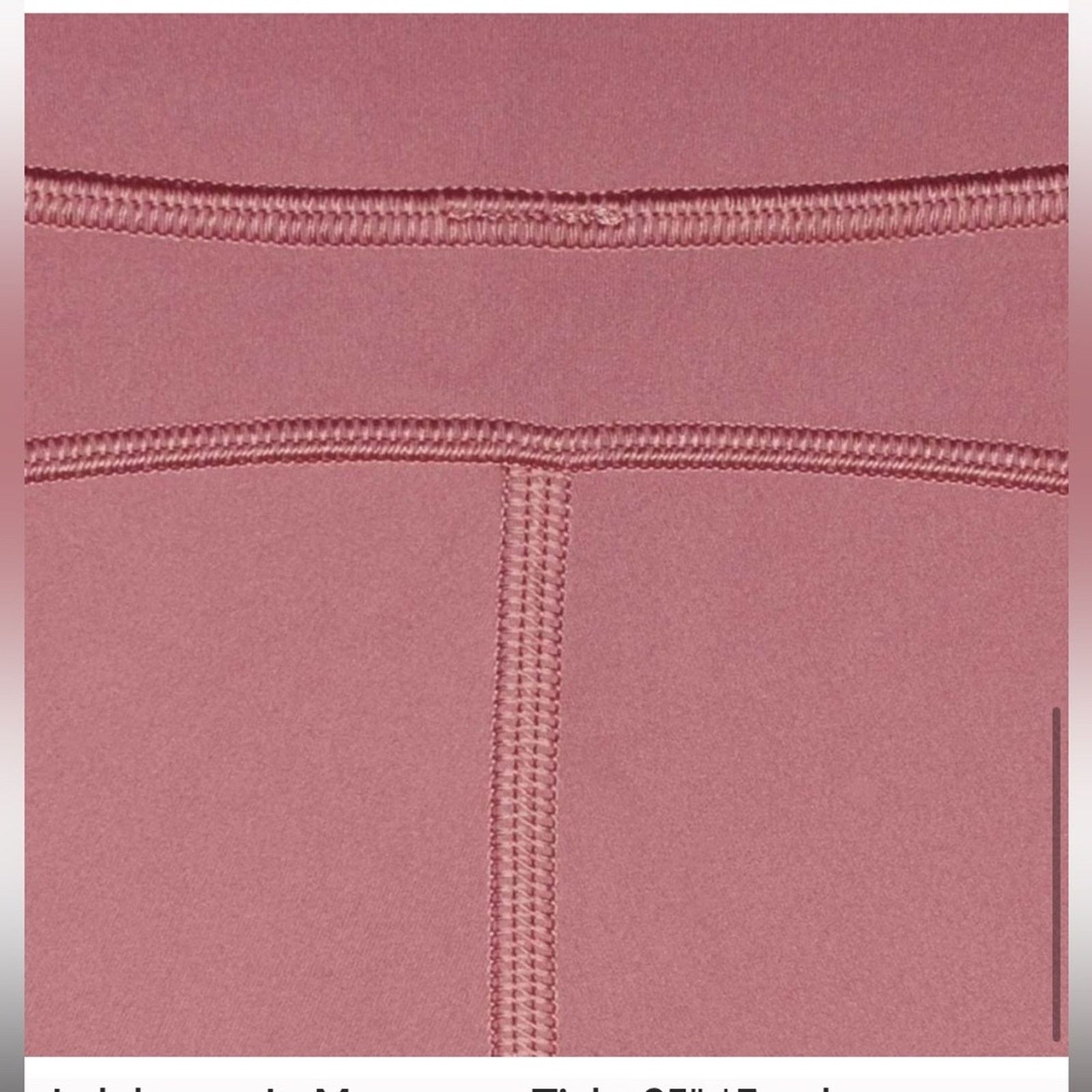 Lululemon 112 - Lululemon Size 2 Mauve Pink- In Movement Tight 25" Size 26" / US 2 / IT 38 - 6 Thumbnail