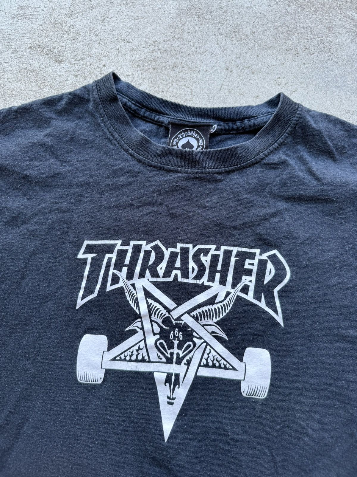 666 thrasher shirt hotsell