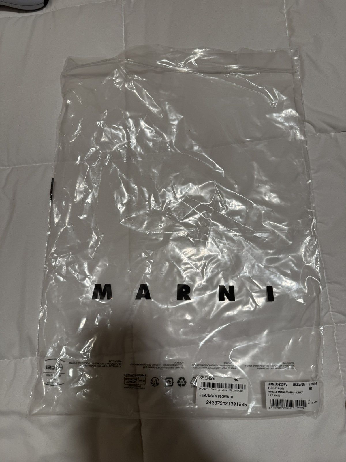 Marni Marni Wrinkled Logo Shirt Size XL Size US L / EU 52-54 / 3 - 8 Thumbnail