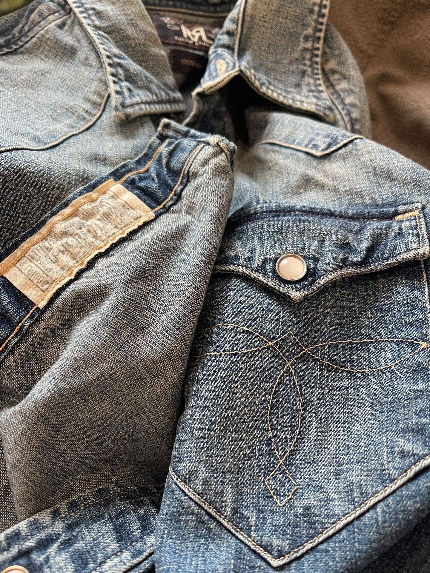 RRL Ralph Lauren RRL Denim Shirt Size US S / EU 44-46 / 1 - 6 Thumbnail