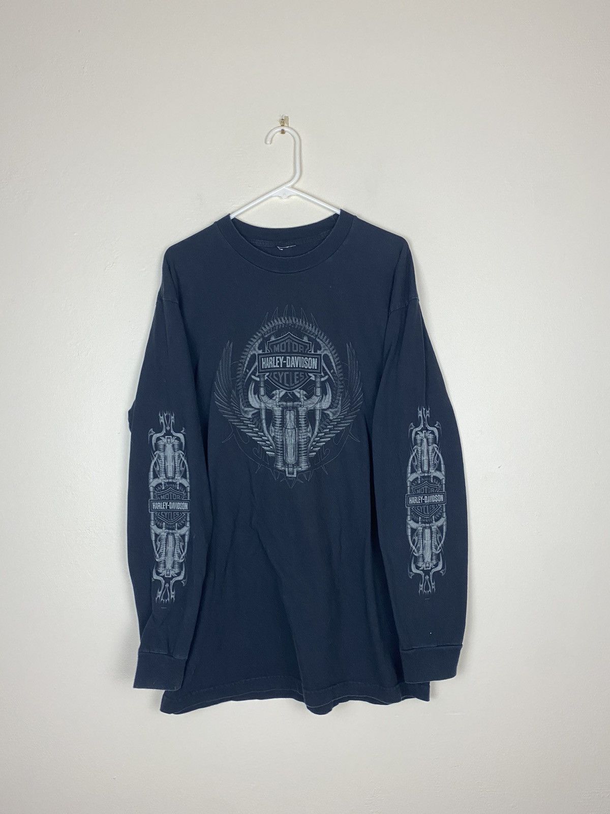 Vintage Harley Davidson Long sleeve Graphic y2k insane