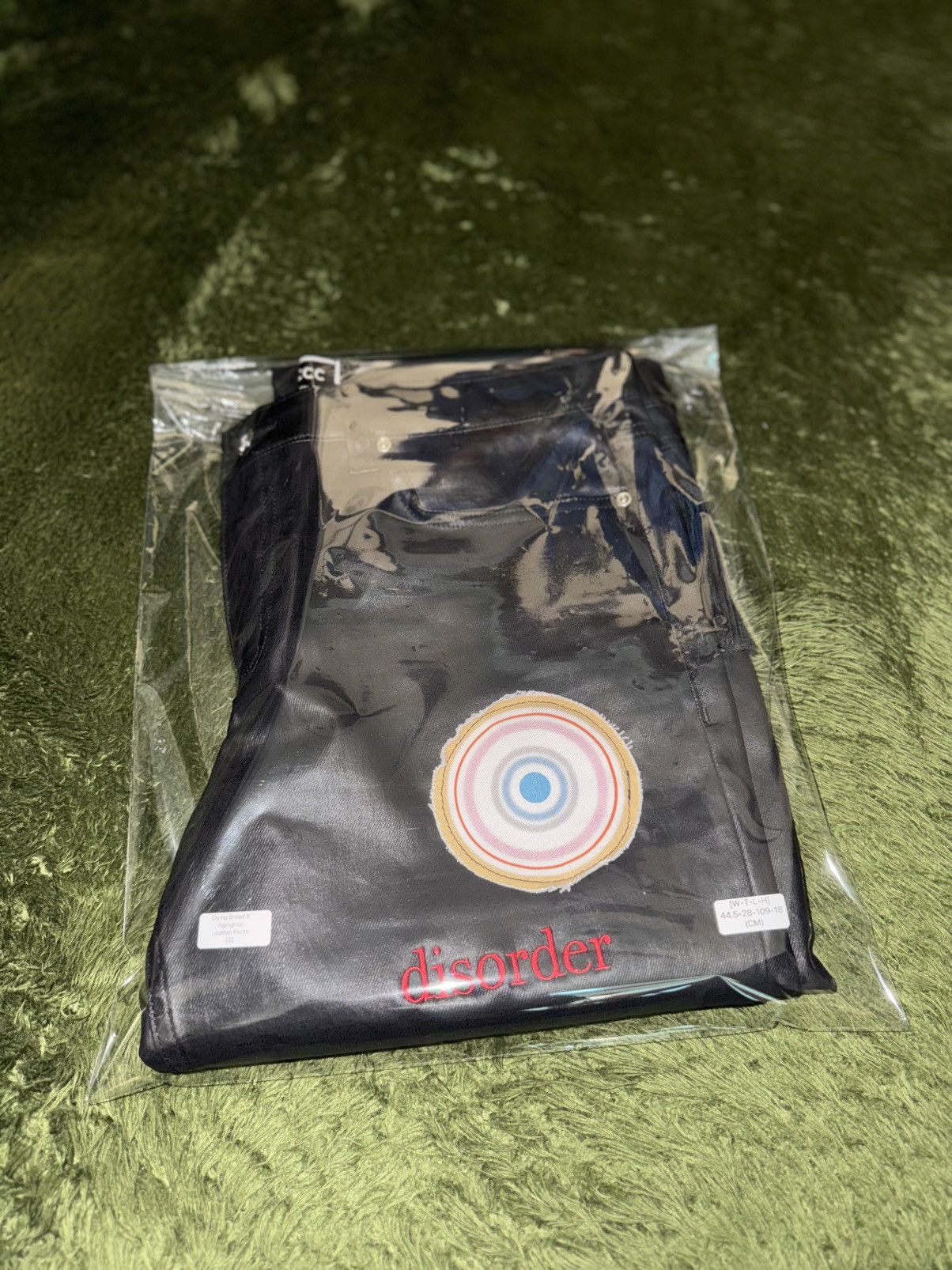 Japanese Brand [3] Dying Breed X AgingCCC Peak Logo Coated Jeans Black Size US 32 / EU 48 - 12 Thumbnail