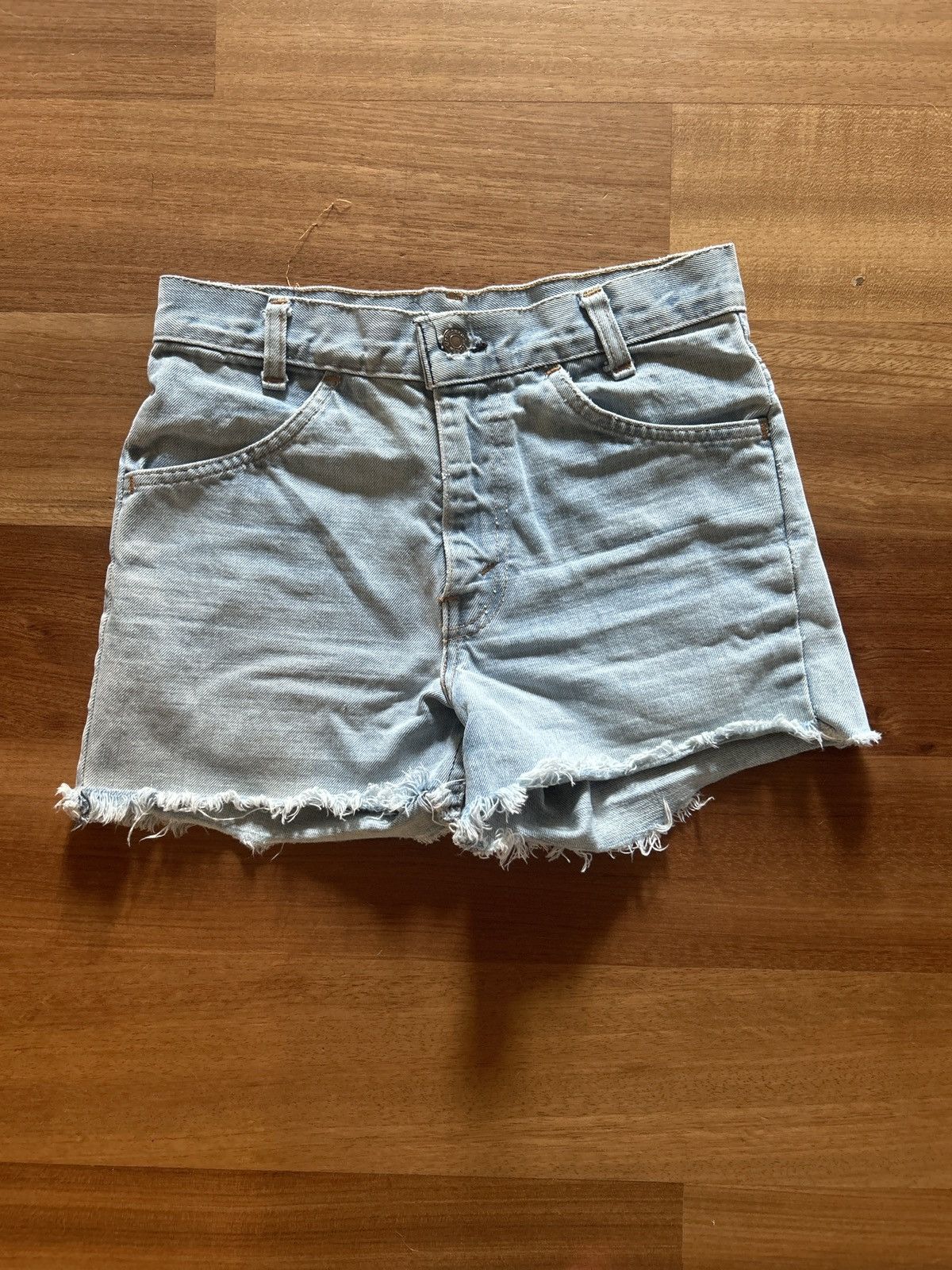 Levi's × Levi's Vintage Clothing × Vintage orange tab levi’s jorts Size 28" / US 6 / IT 42 - 1 Thumbnail