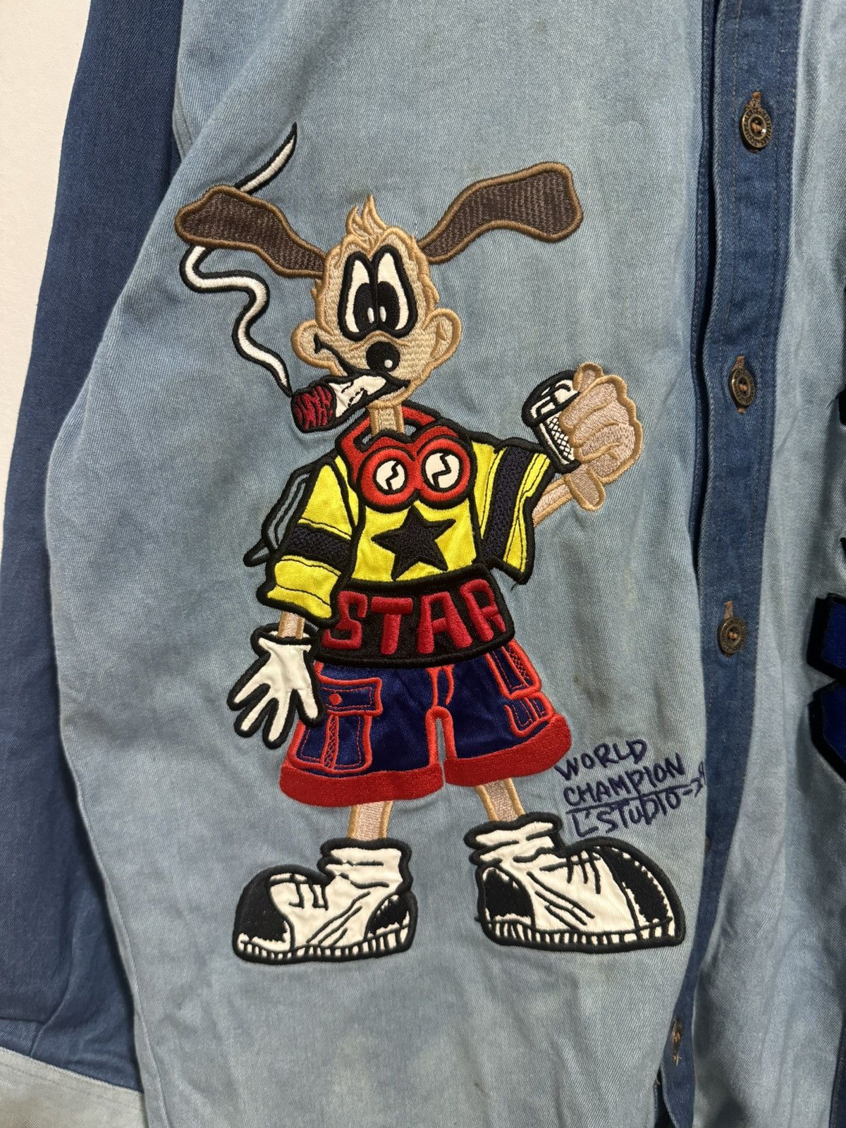 Cartoon Network × Japanese Brand × Vintage Vintage L’Studio Cartoon Button up Jacket Size US L / EU 52-54 / 3 - 2 Thumbnail