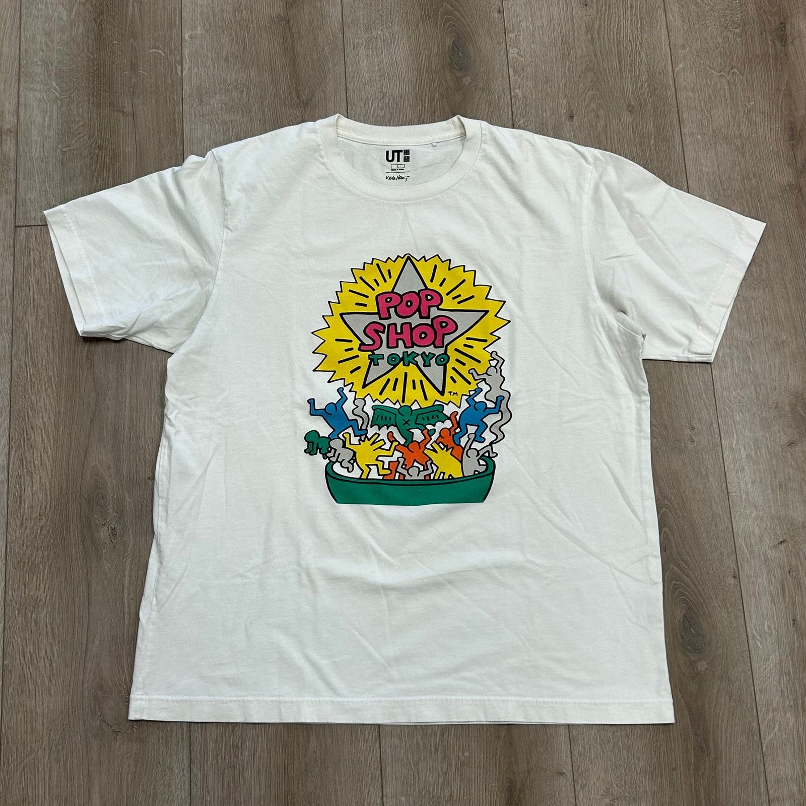 Uniqlo Uniqlo UT Keith Haring x Tokyo Pop Shop Tee T Shirt Size L Size US L / EU 52-54 / 3 - 1 Thumbnail