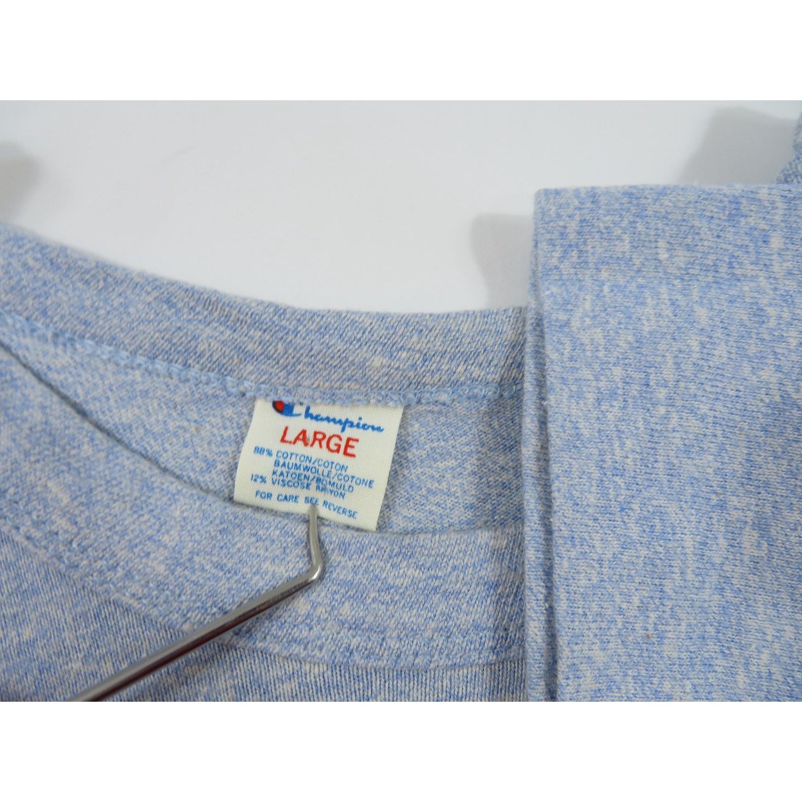 Champion Champion Notre Dame 88/12 Blue T-Shirt Sz L 1980s Size US L / EU 52-54 / 3 - 4 Thumbnail