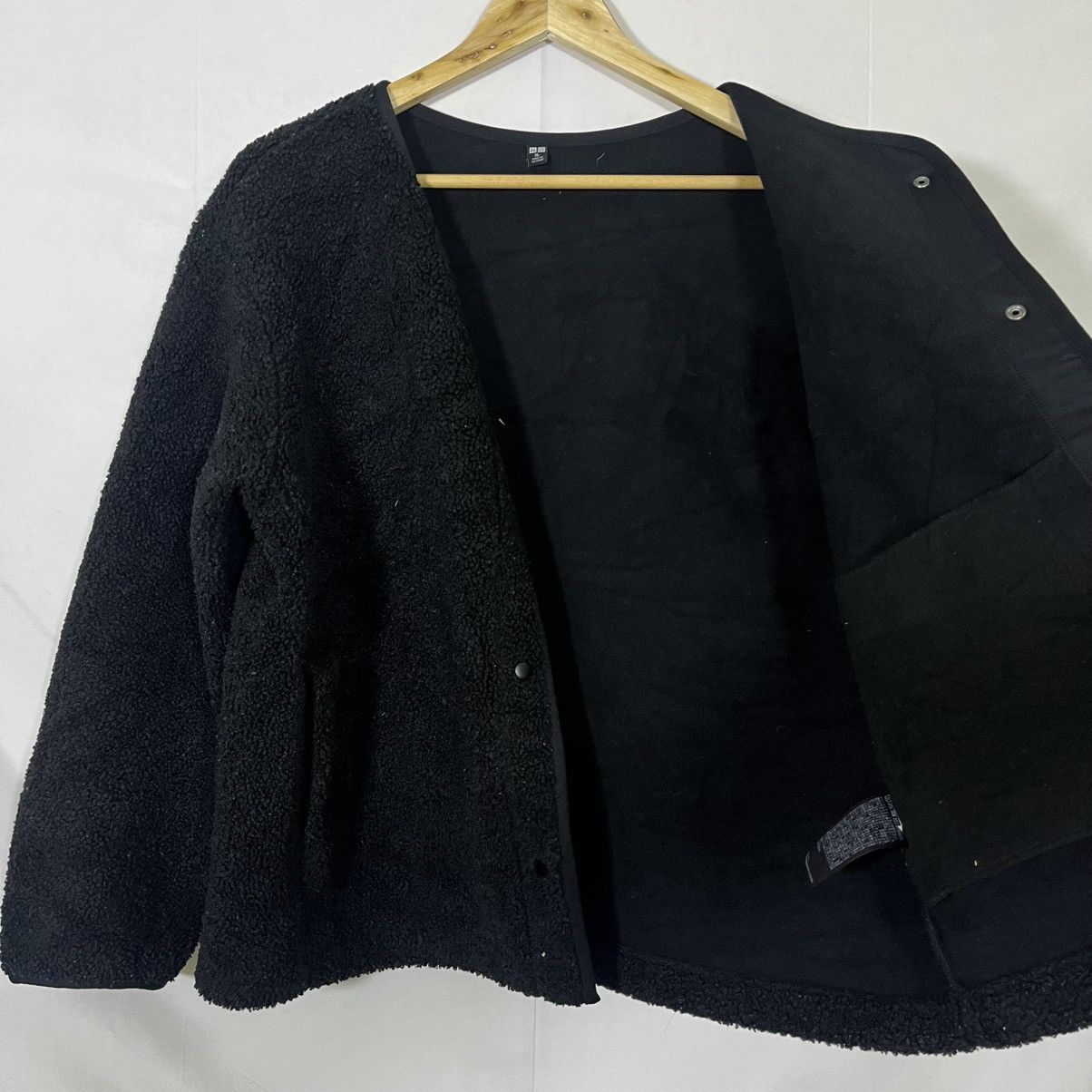 Uniqlo UNIQLO PILE LINED SHERPA FLEECE JACKET Size XL / US 12-14 / IT 48-50 - 5 Thumbnail