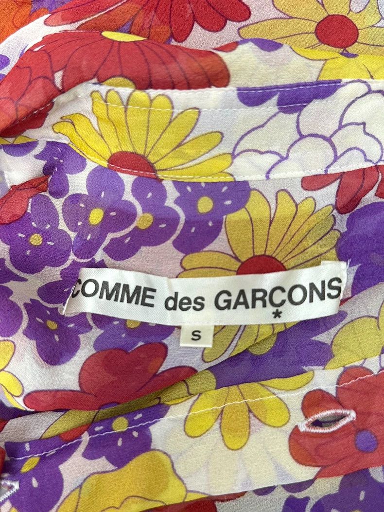 Comme des Garcons Comme Des Garcons Colored Floral Thin Shirt Size S / US 4 / IT 40 - 3 Thumbnail