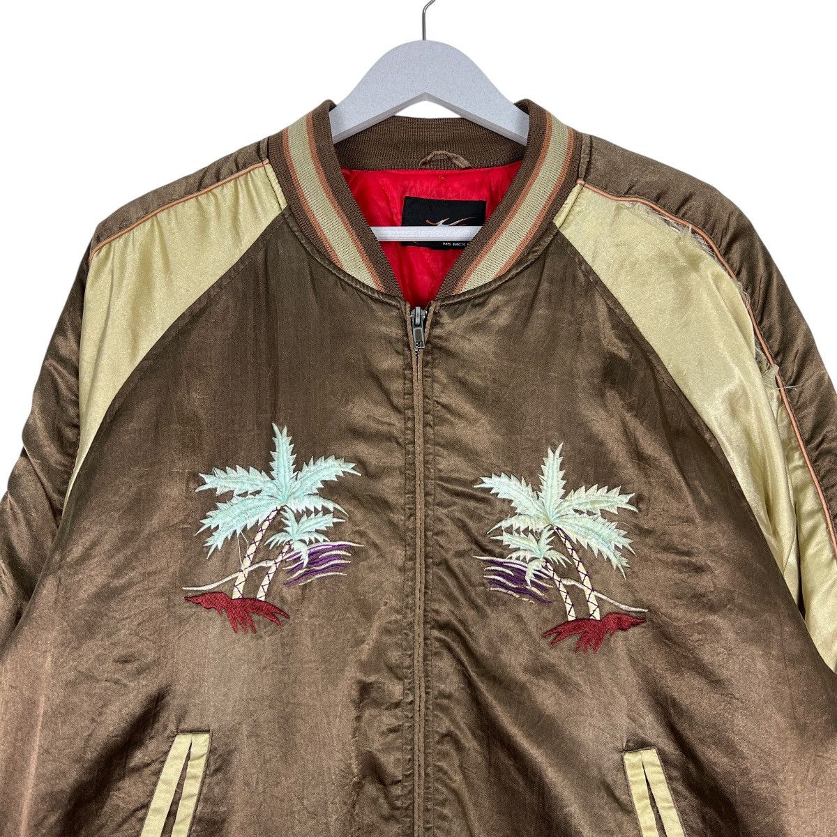 Japanese Brand 🔥 VINTAGE ALOHA HAWAII SUKAJAN SOUVENIR JACKET Size US M / EU 48-50 / 2 - 3 Thumbnail