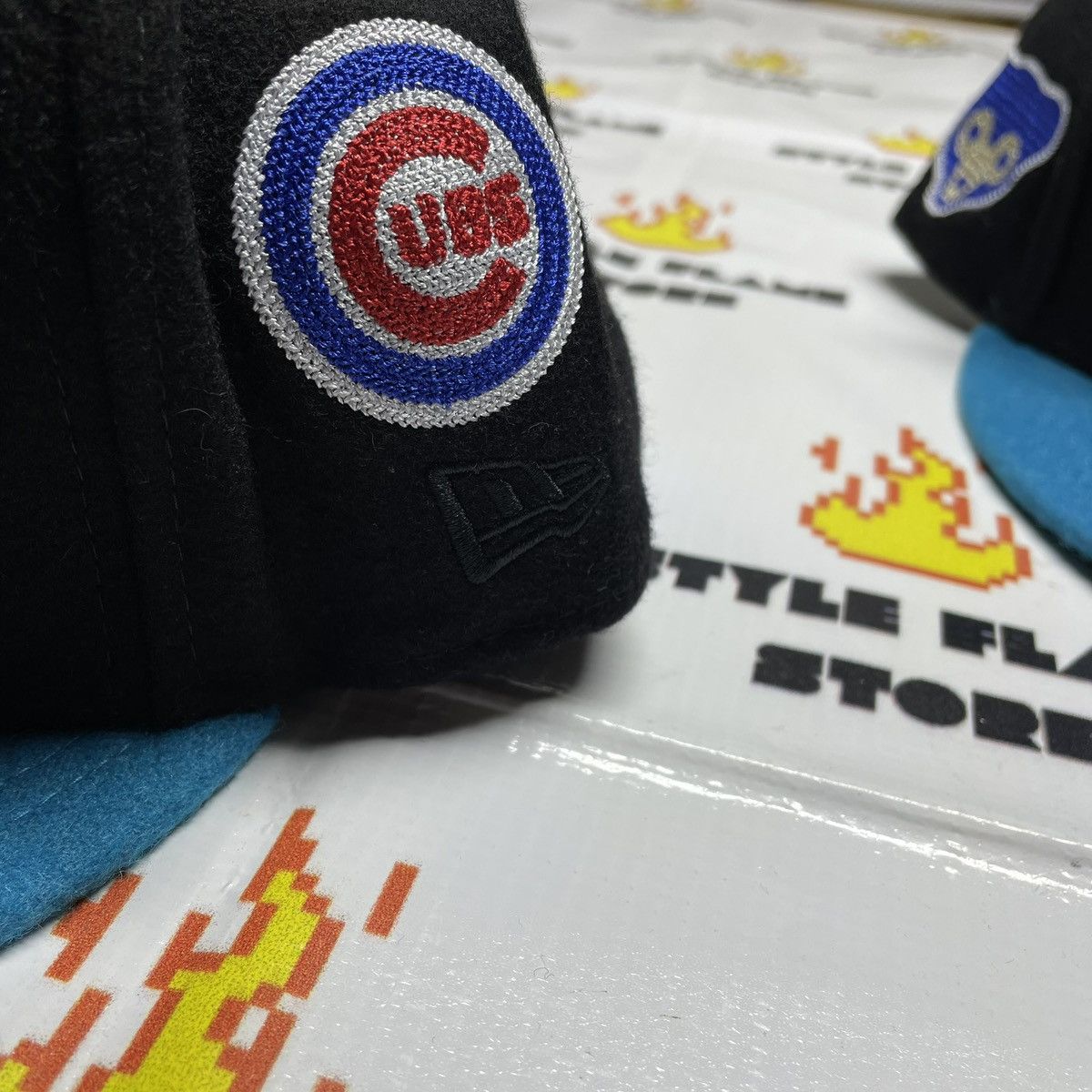 MLB × New Era Chicago Cubs New Era 59Fifty MLB Club CHI-TOWN Cub Face Size ONE SIZE - 4 Thumbnail