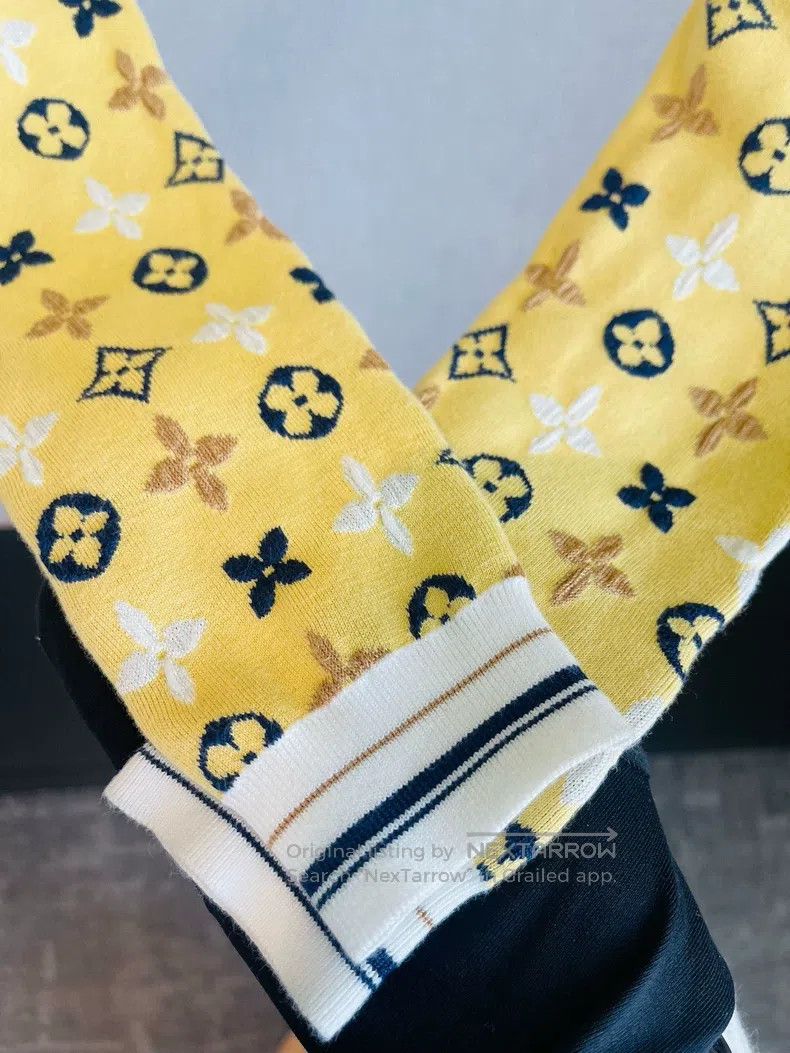Louis Vuitton Louis Vuitton Yellow presbyopic slim stretch knit cardigan Size XS / US 0-2 / IT 36-38 - 5 Thumbnail