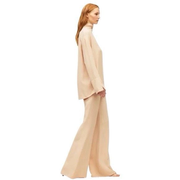 Zara Zara Limited edition Studio Collection flowy long flare/ wid Size 26" / US 2 / IT 38 - 2 Thumbnail