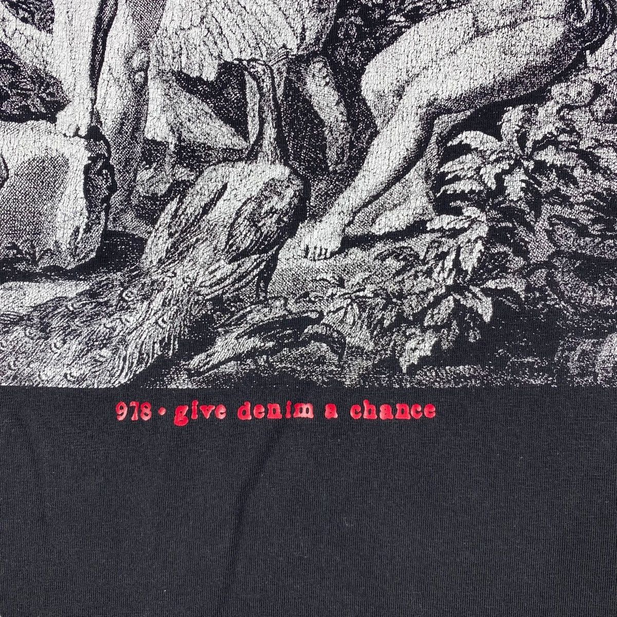 Diesel DIESEL 978 Give Denim A Chance Art Graphic Tee Shirt Size US XL / EU 56 / 4 - 3 Thumbnail