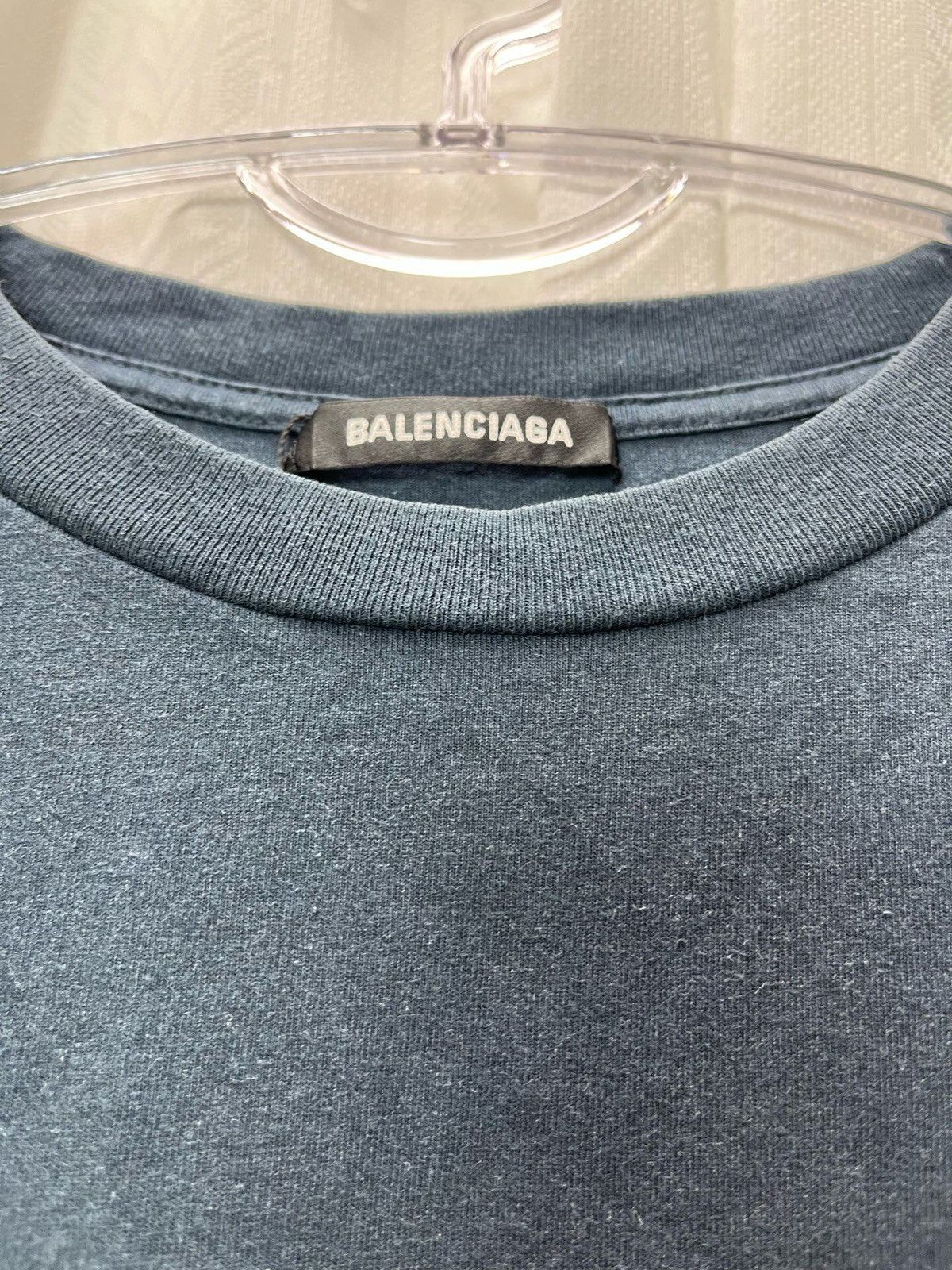 Balenciaga Balenciaga Oversized Logo-Embroidered Cotton-Jersey T-Shirt Size US S / EU 44-46 / 1 - 3 Thumbnail