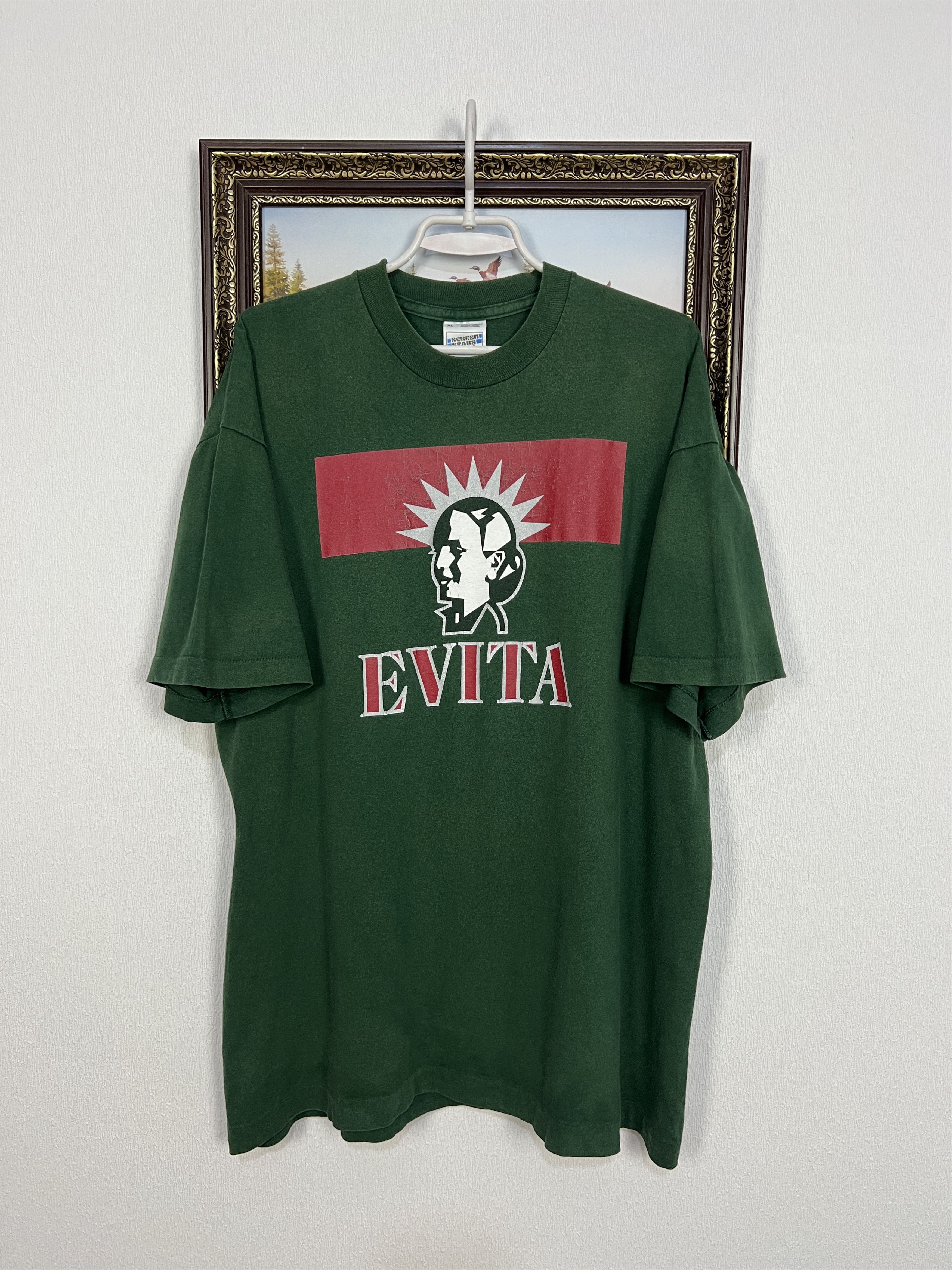 Other Vintage 1996 Evita Madonna Shirt Graphic Tee Movie Play Tee Size US XL / EU 56 / 4 - 1 Thumbnail