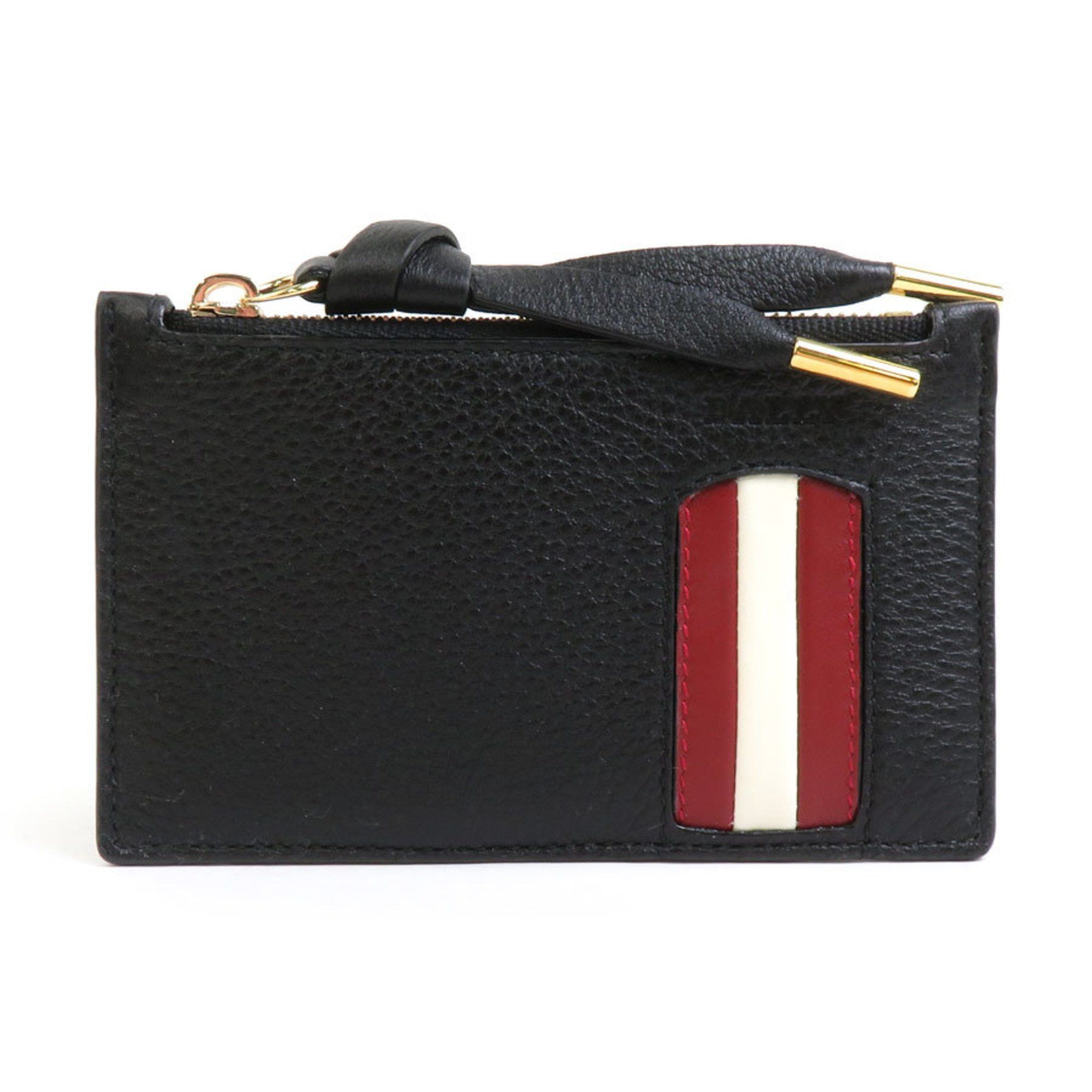 Bally BALLY Wallet/Coin Case/Business Card Holder/Card Case Leather Black Men's Women's 55744g Size ONE SIZE - 1 Thumbnail