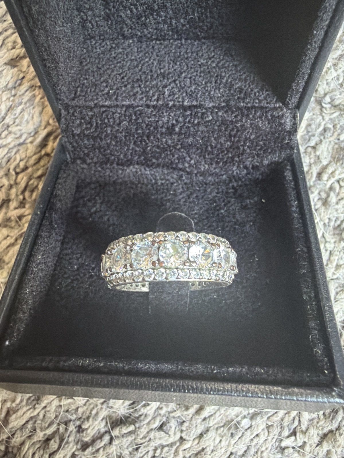 The Gold Gods The Gold Gods Diamond King White Gold Eternity Ring Size ONE SIZE - 2 Thumbnail