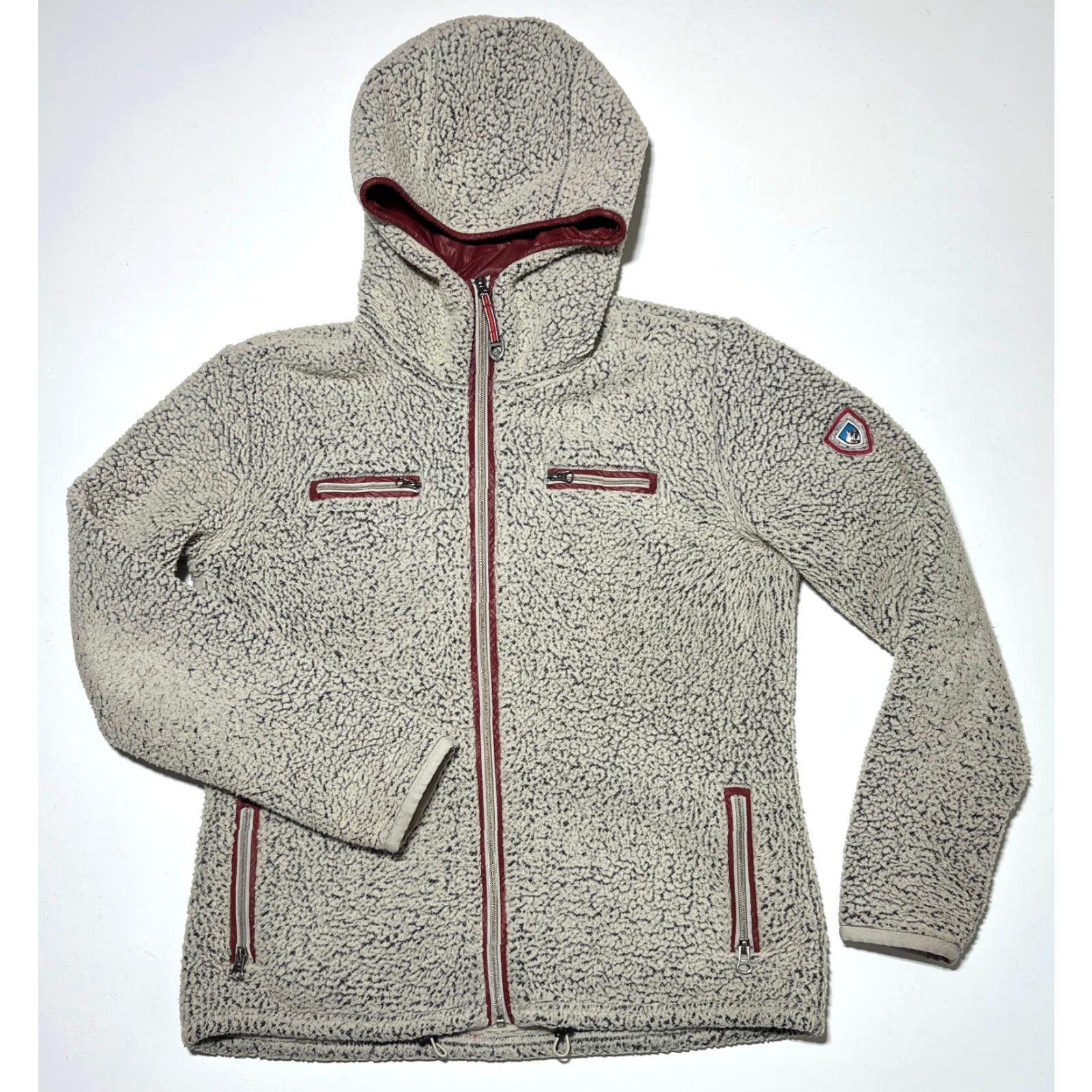 Vintage VINTAGE Women's Kuhl Skata Sherpa Hoodie Jacket Full Zip Sz L Size L / US 10 / IT 46 - 4 Thumbnail