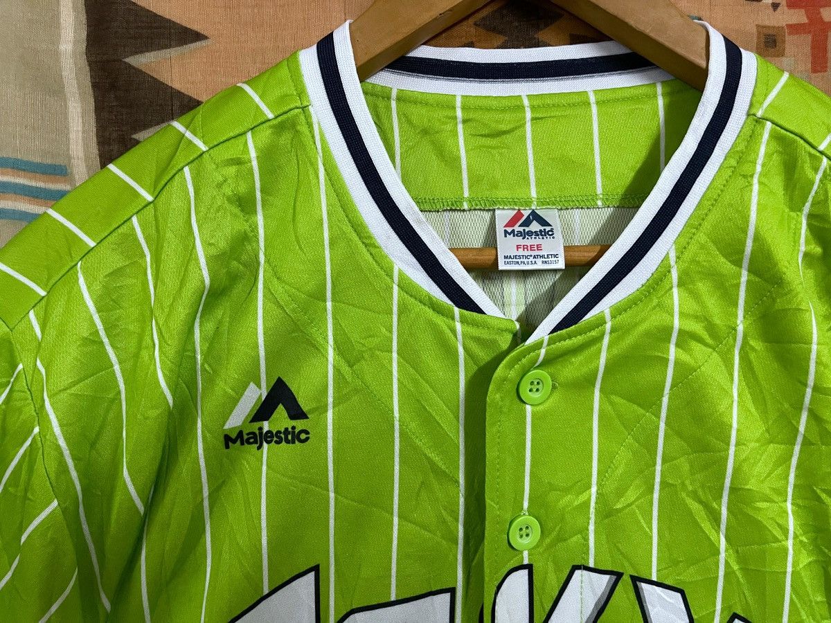 Majestic × Sports Specialties × Vintage Vintage Japan Baseball Jersey Tokyo Swallows J League Rare Size US L / EU 52-54 / 3 - 3 Thumbnail