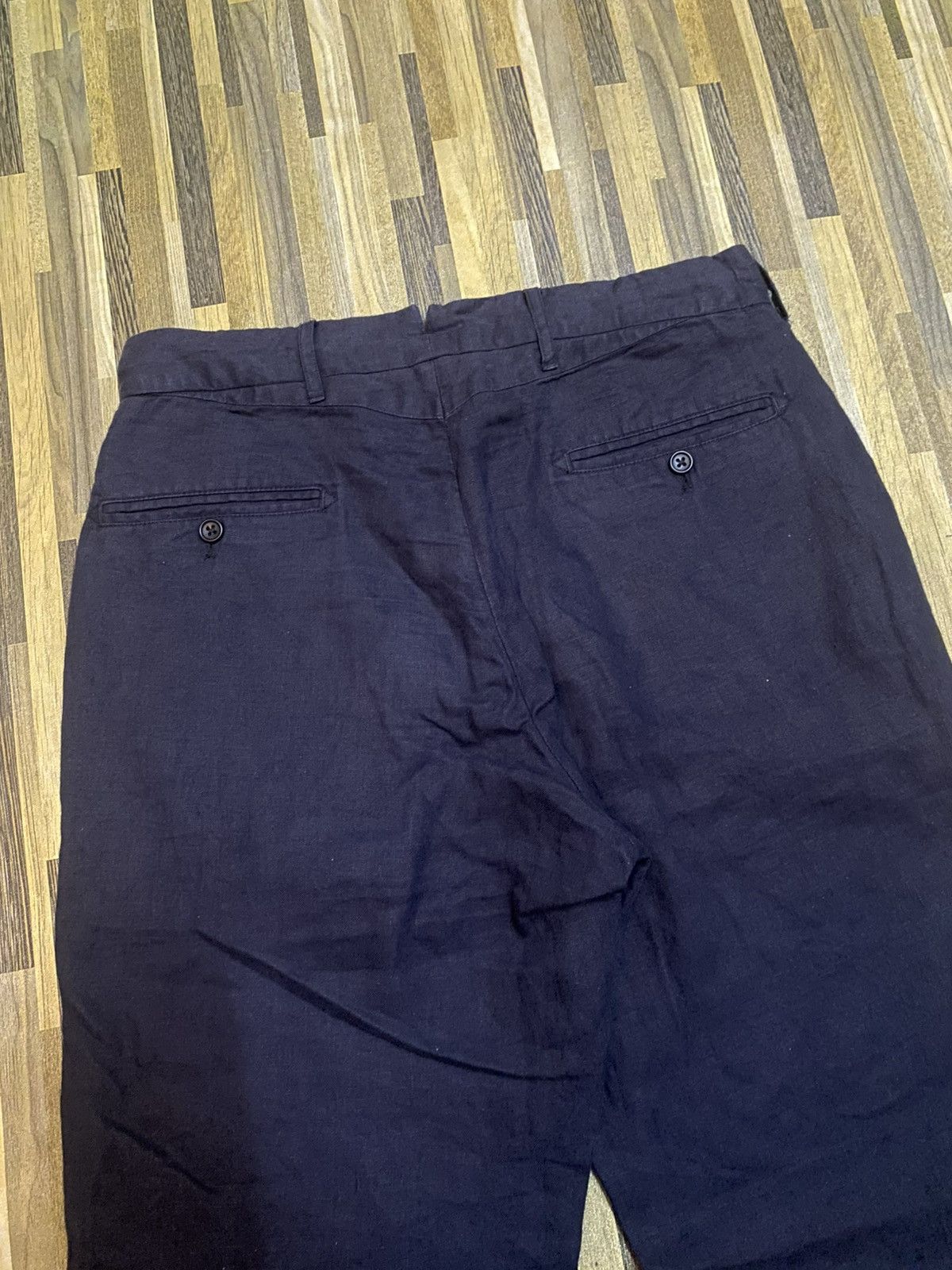 Engineered Garments × Needles × Nepenthes Engineered Garments Linen Navy Trousers Pants Size US 32 / EU 48 - 7 Thumbnail