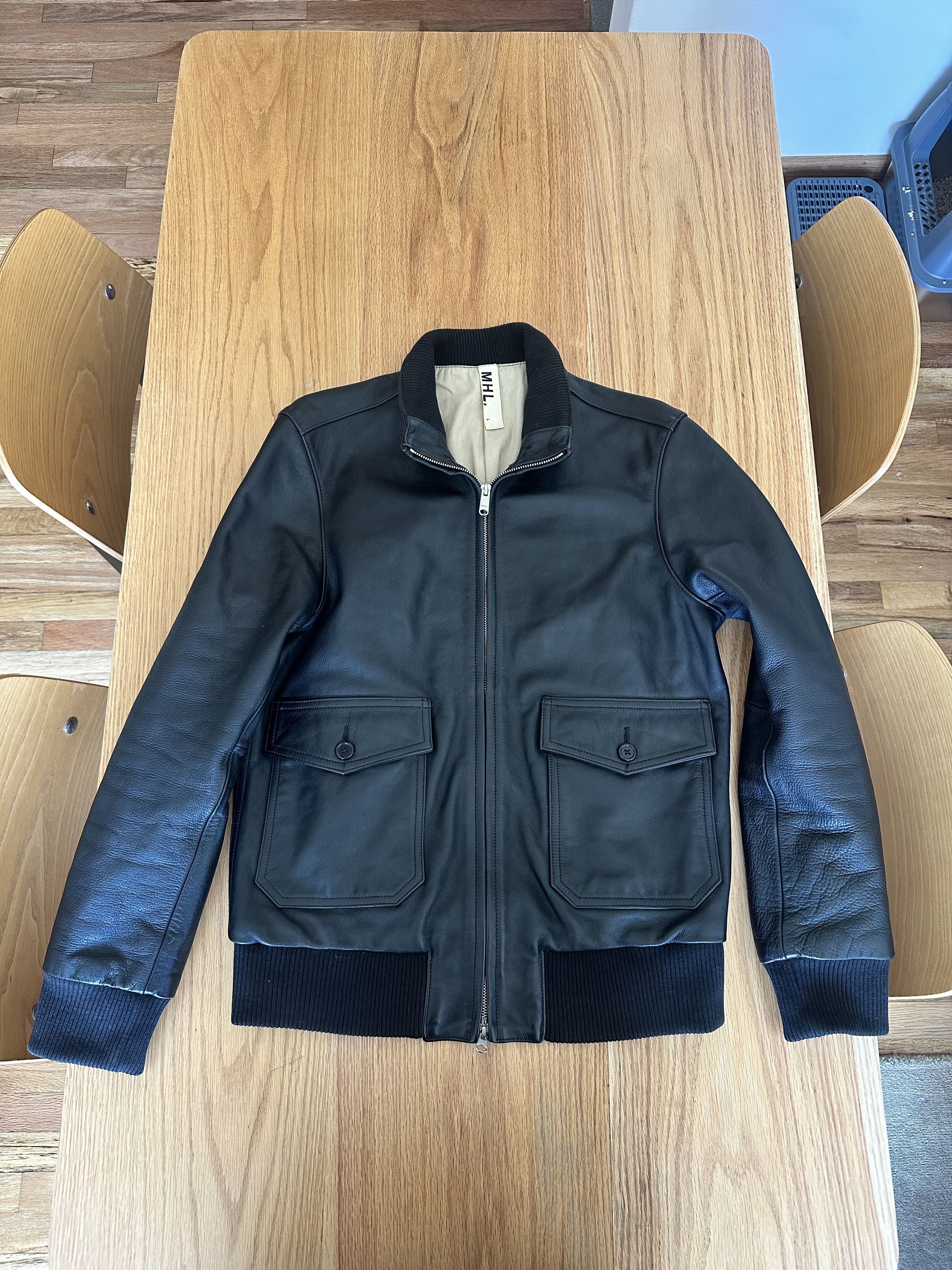 Margaret Howell Margaret Howell Leather bomber jacket Size US M / EU 48-50 / 2 - 1 Thumbnail